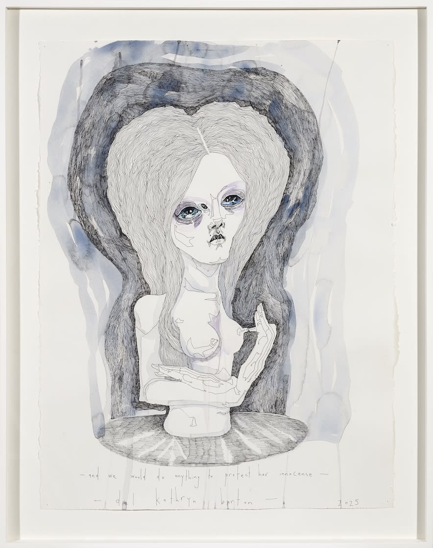 Del Kathryn Barton, and we would do anything to protect her innocence, 2025