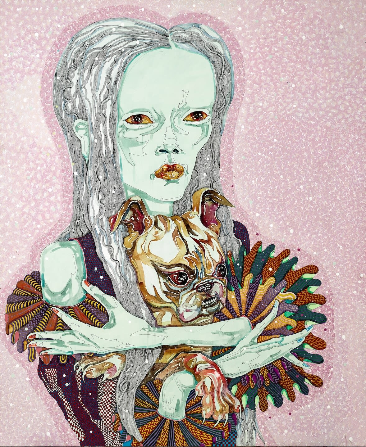 Del Kathryn Barton, connection flow, 2025