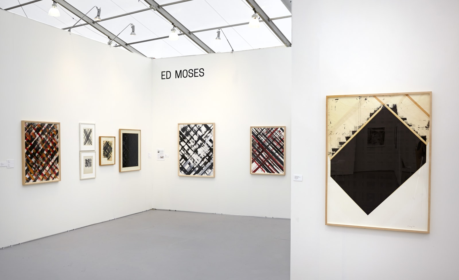 Installation view: Albertz Benda's booth at UNTITLED.