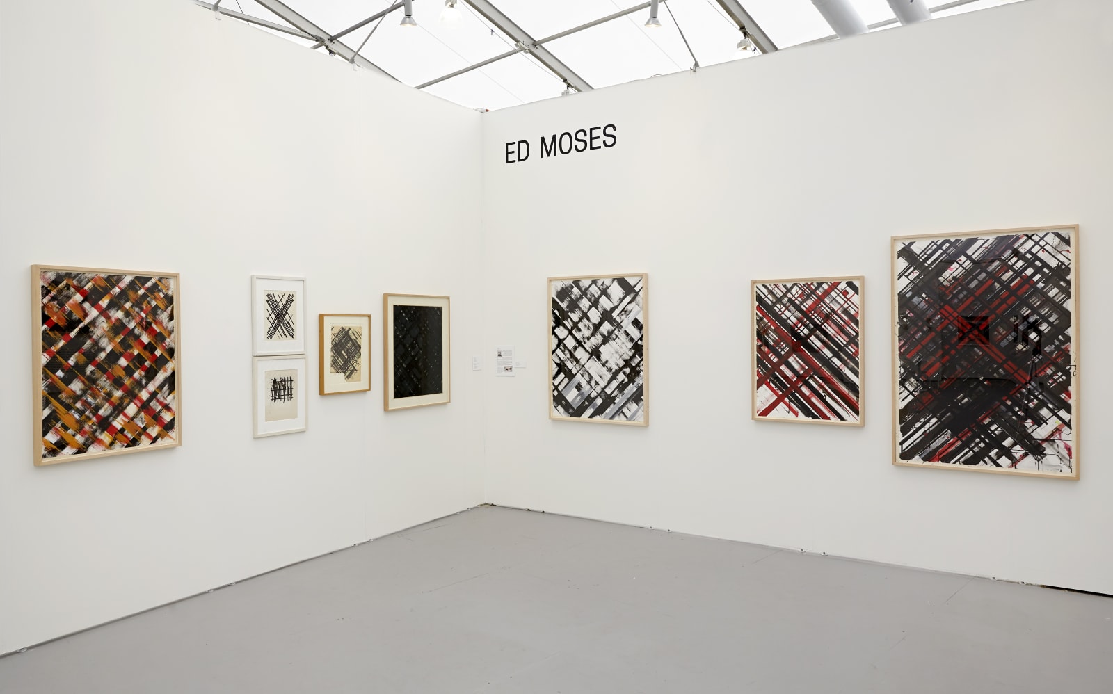 Installation view: Albertz Benda's booth at UNTITLED.