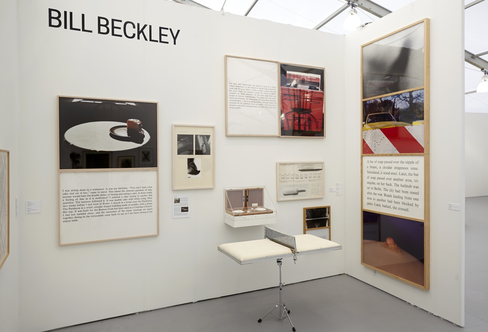 Installation view: Albertz Benda's booth at UNTITLED.