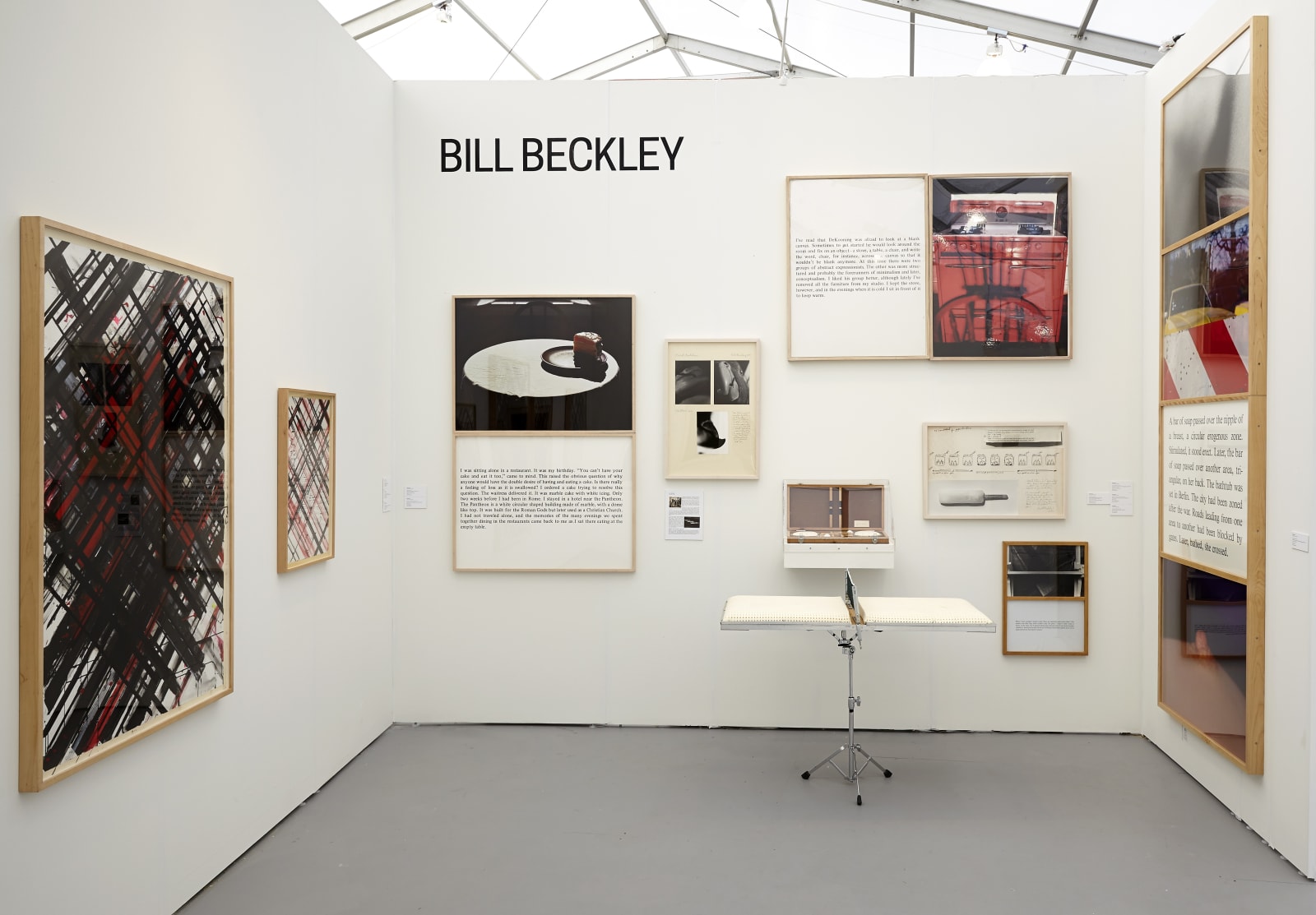 Installation view: Albertz Benda's booth at UNTITLED.