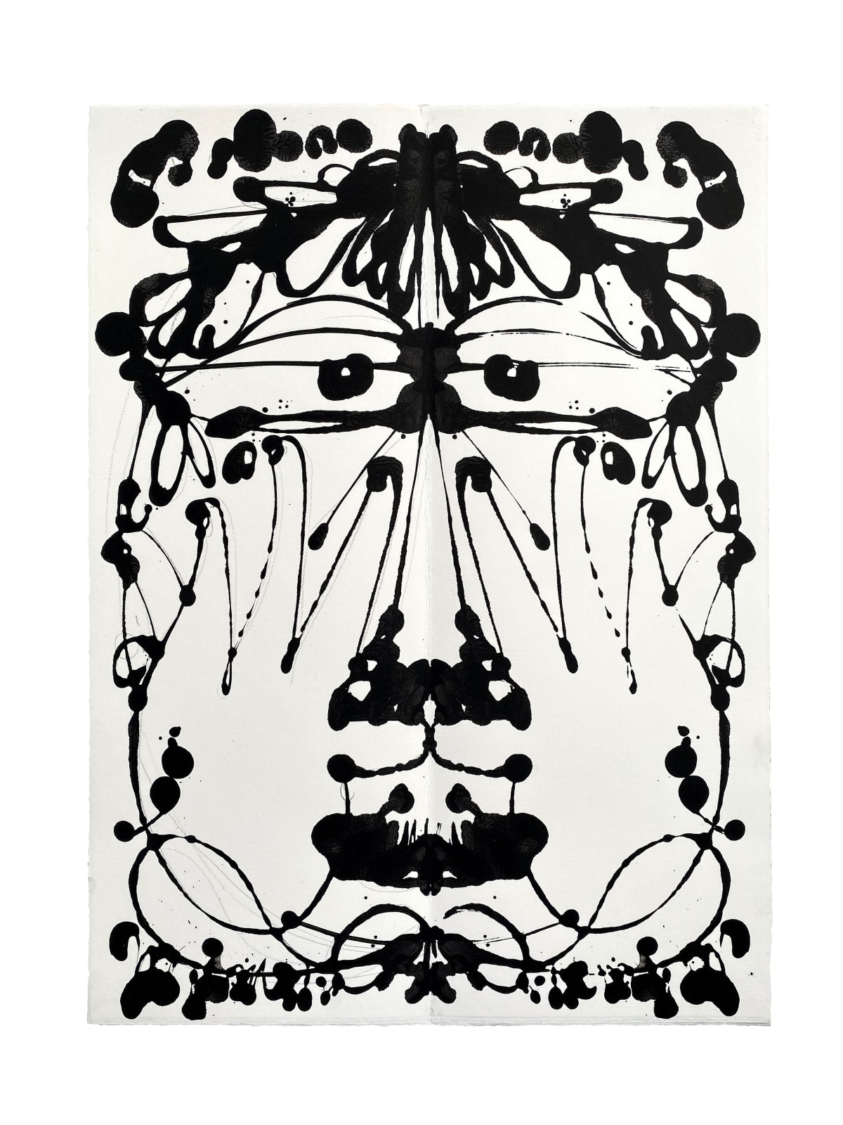 Timothy Curtis [American, b. 1982] Inkblot Face No. 217 (New York City), 2021