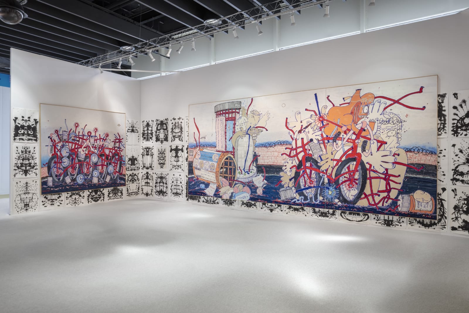 Installation view: Timothy Curtis, The Armory Show, New York. March 4-8, 2020