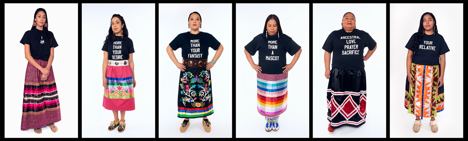 I Am Your Relative, 2020 Archival pigment prints mounted to the front and back of aluminum composite panels Private Collection