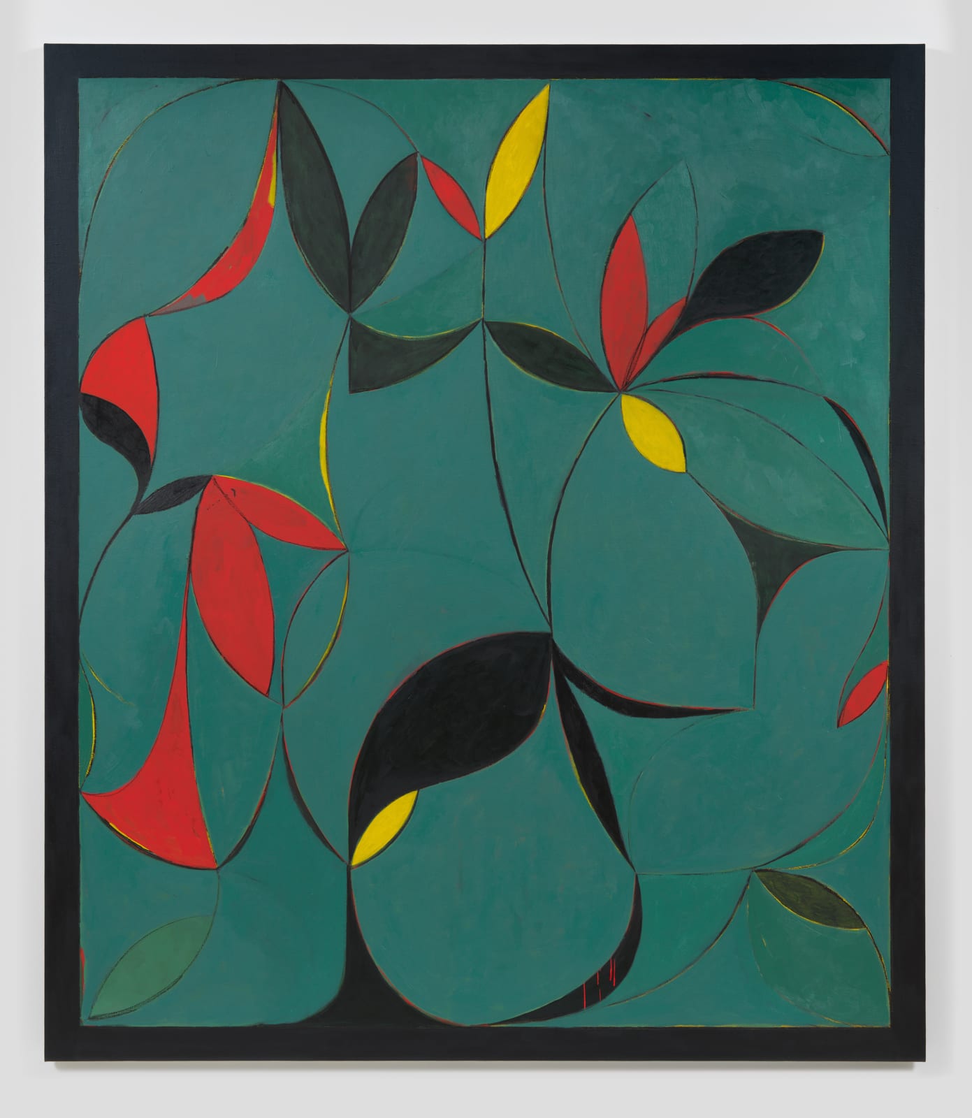 Reluctant Ornamental, 2019 Oil and oil crayon on linen 90 x 78 in (228.6 x 198.1 cm)