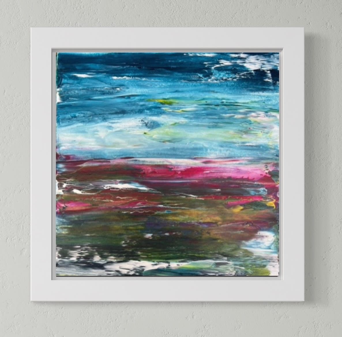 30x30cm Coastal 2 Framed