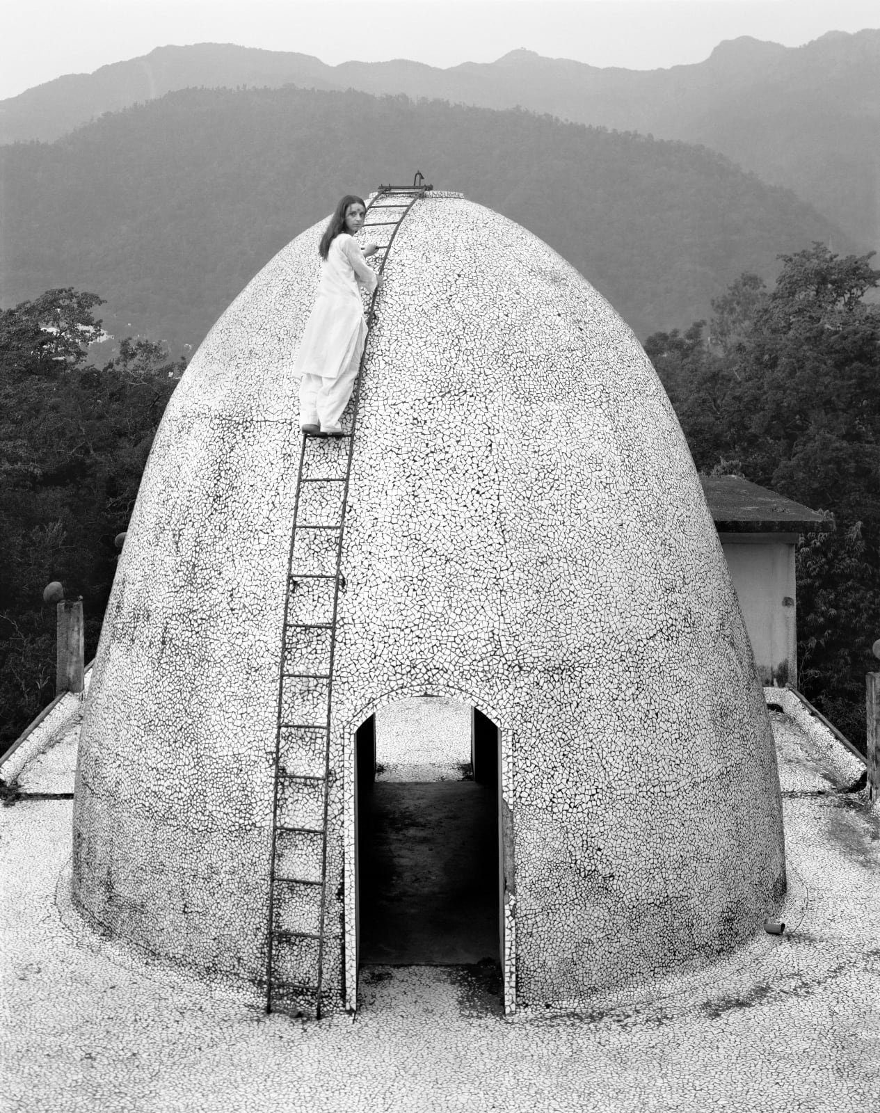 Danielle Nelson Mourning Dome (Rishikesh, India) 2009 Archival Ink Print 59 x 75 in, 2 of 3 $9,500