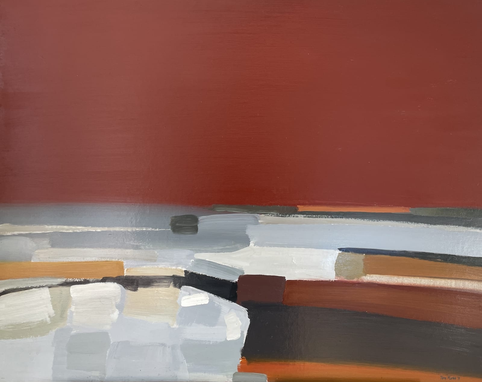Tom Robb, Landscape at Dusk, 1971