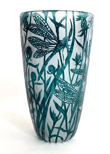 Colin & Louise Hawkins, Dragonfly Vase, 2020