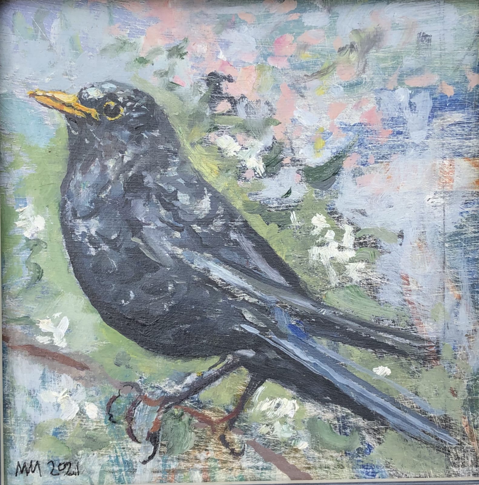 Muriel Mallows, Blackbird in the Blossom