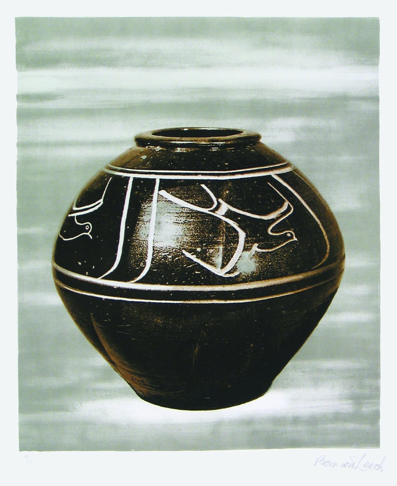 Bernard Leach, Black Jar, 1974