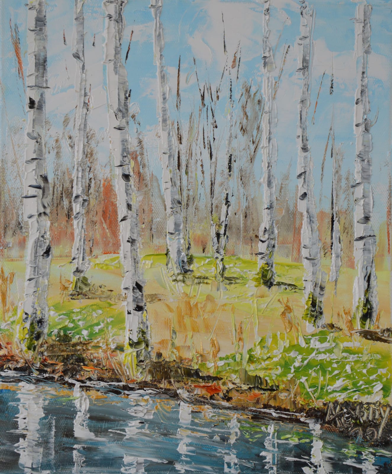 Jenny Wilson, Birches and Loved Ones , 2020