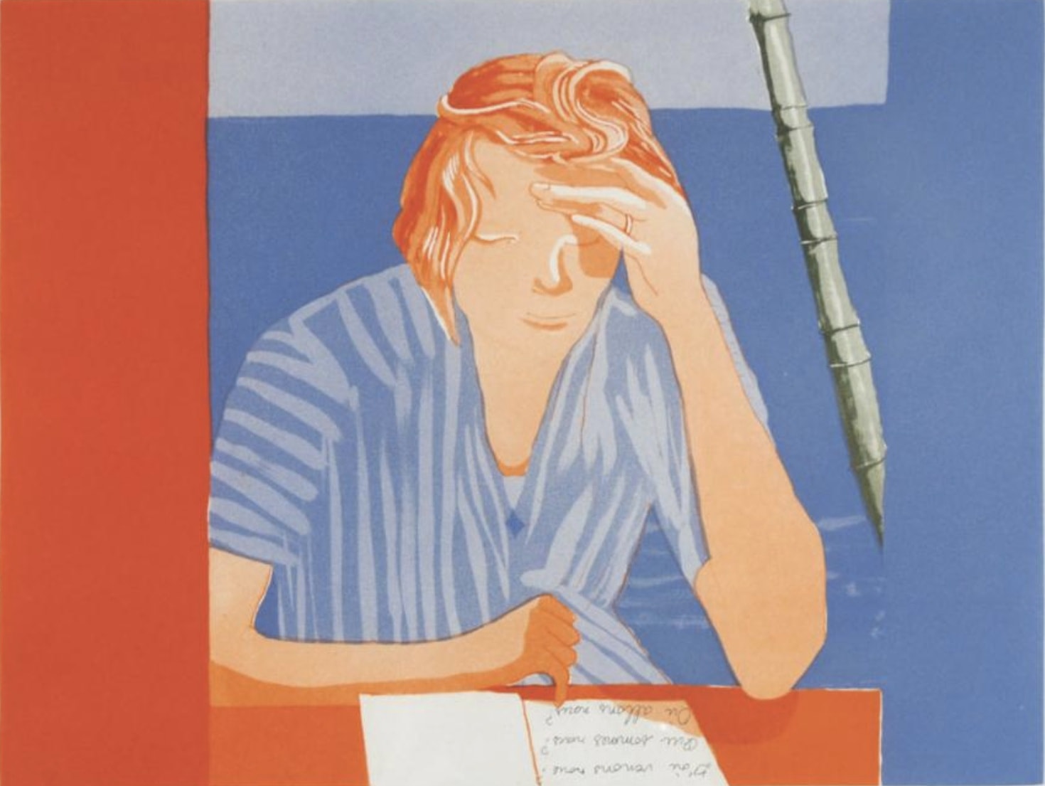 Patrick Procktor RA, Woman Reading