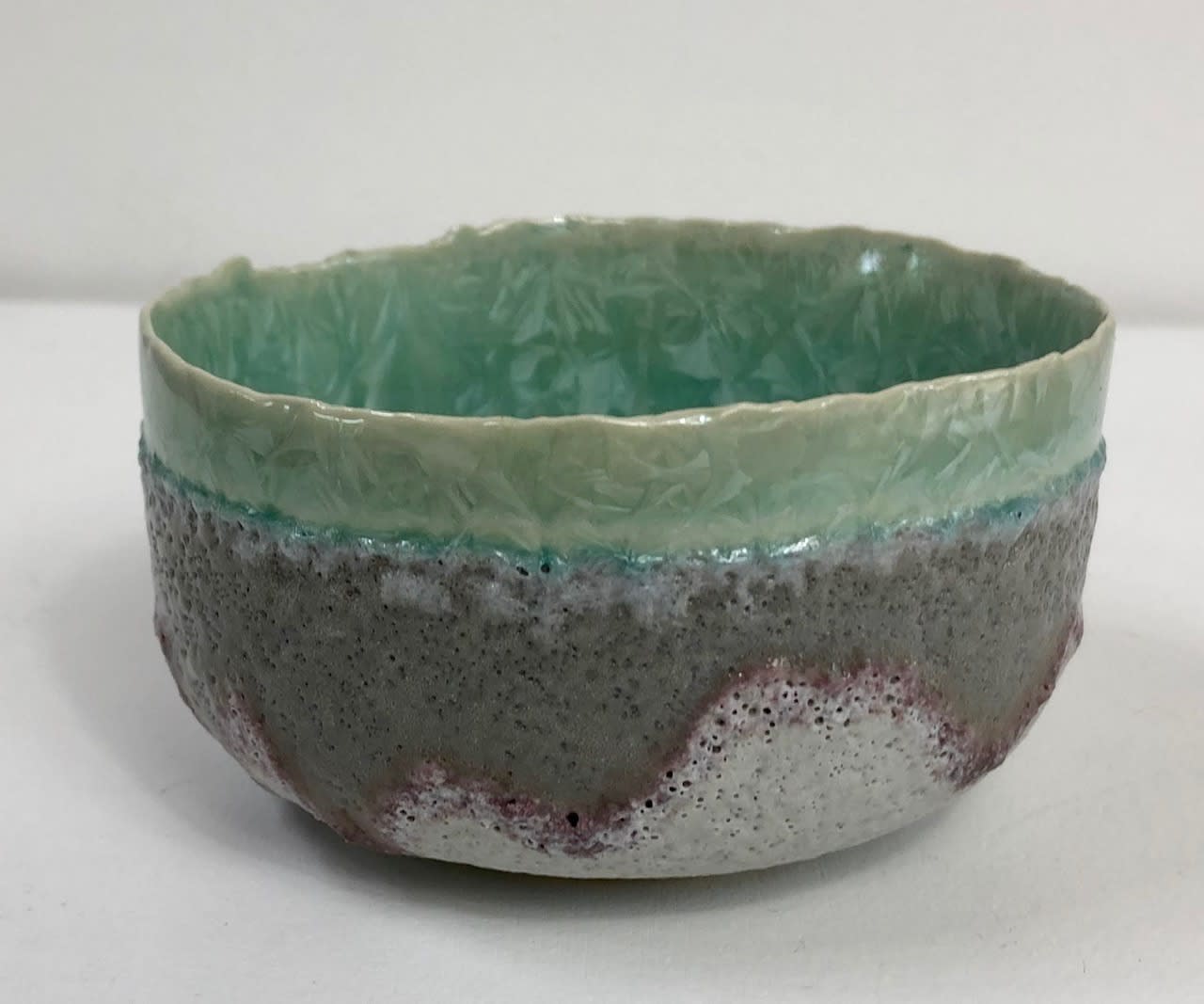 Hilary Laforce, Turquoise crystal tea bowl (small), 2020
