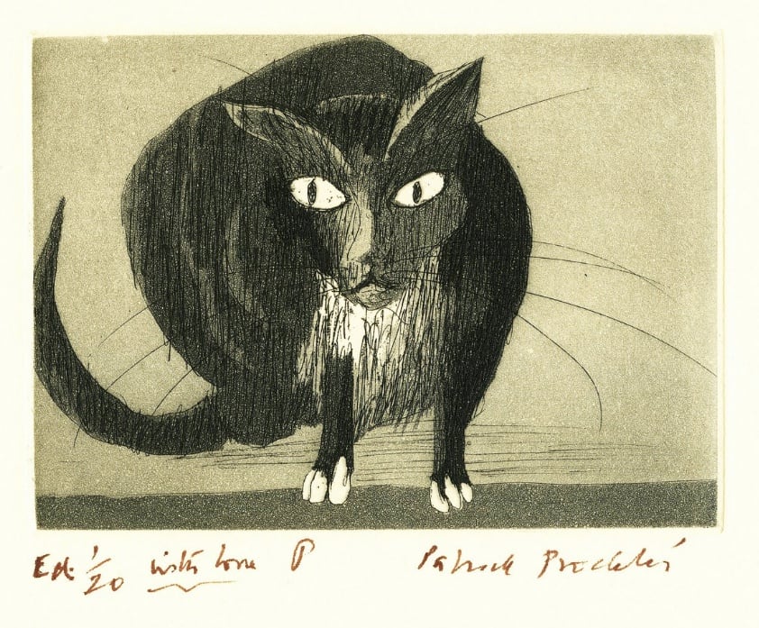 Patrick Procktor RA, The Fiercesome Cat