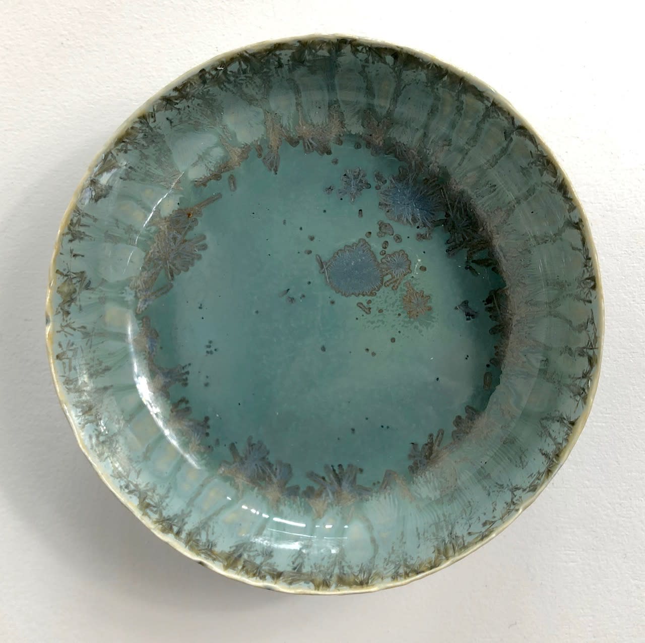 Hilary Laforce, Hare's fur teabowl (flat), 2019