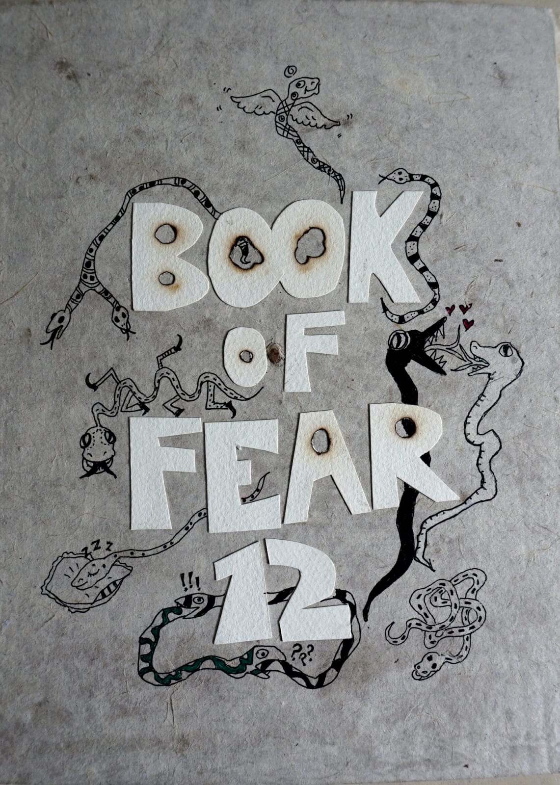 AMRITAH SEN, BOOK OF FEAR 12 - COLLECTIVE FEAR OF SNAKES COLLECTED FROM NEPAL, 2017