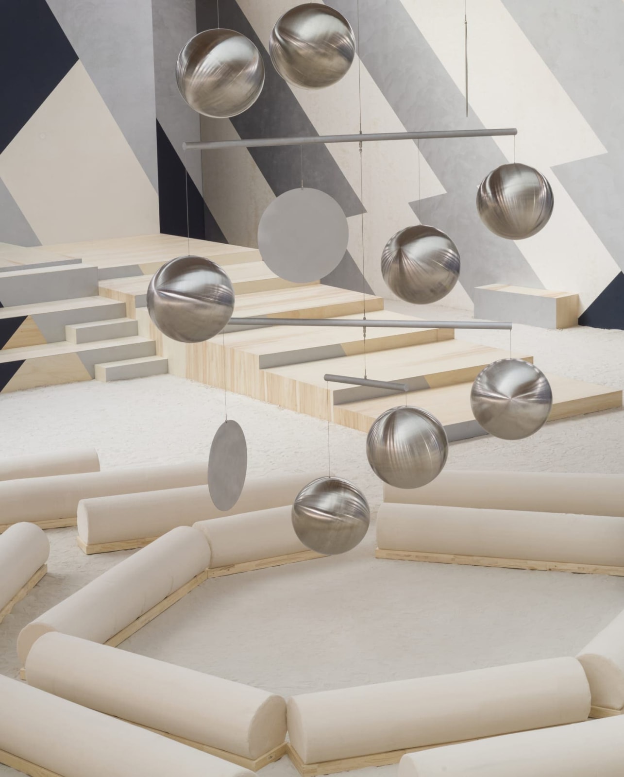 Xavier Veilhan, Decor view, CHANEL Fall-Winter 2022/2023 Haute-Couture Show, Paris, France, 2022