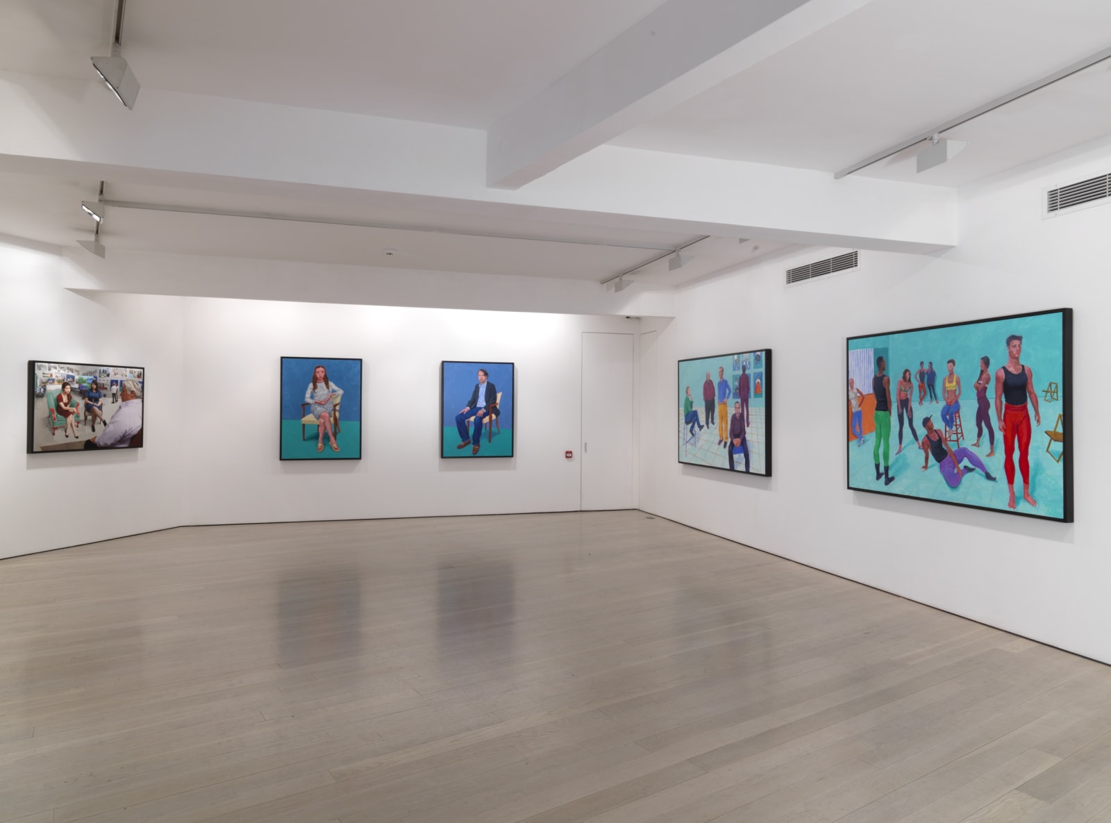 David Hockney installation image @ Annely Juda Fine Art 2015