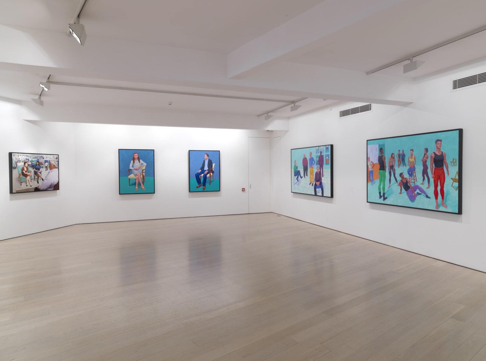 David Hockney installation image @ Annely Juda Fine Art 2015