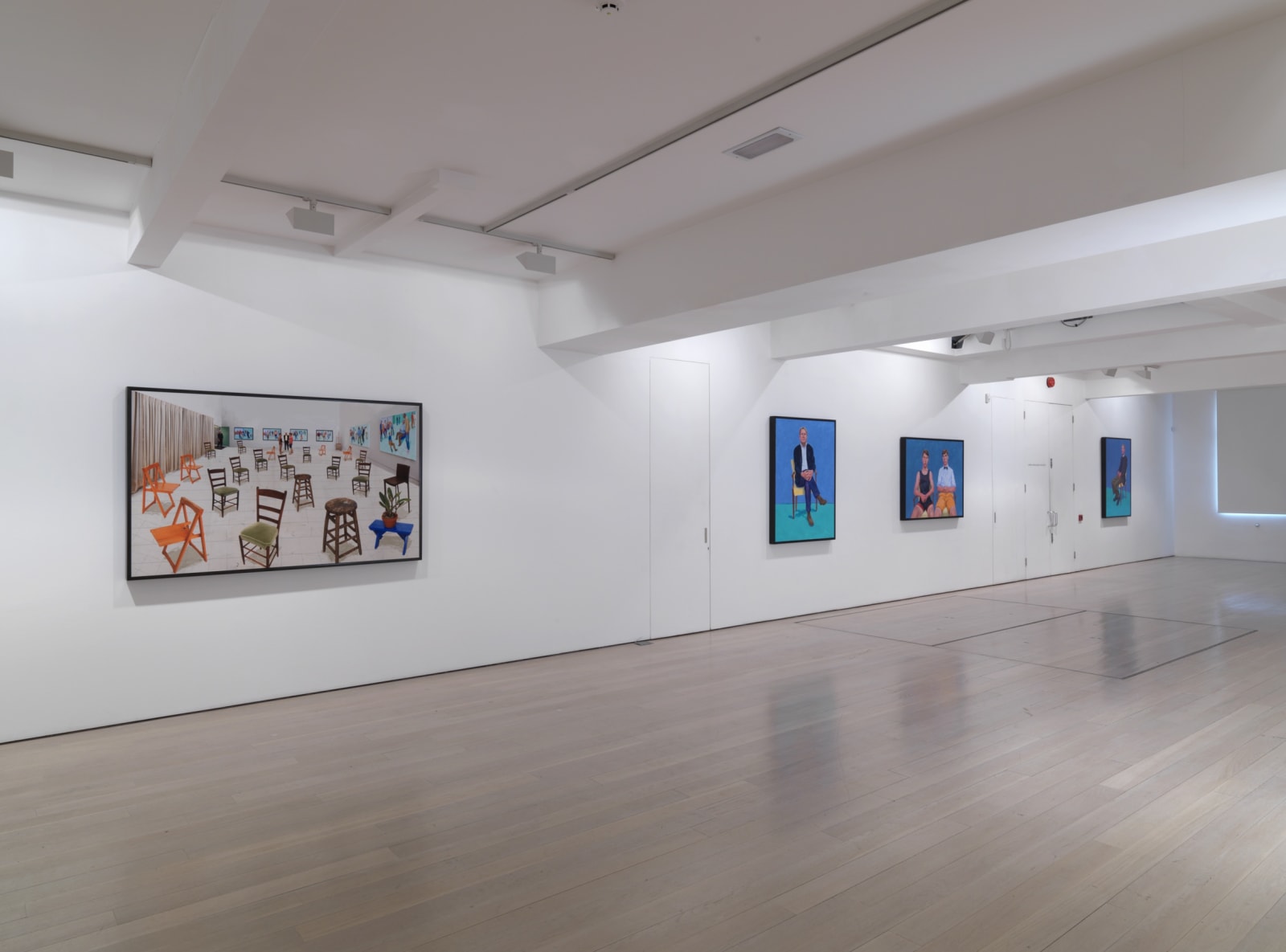 David Hockney installation image @ Annely Juda Fine Art 2015
