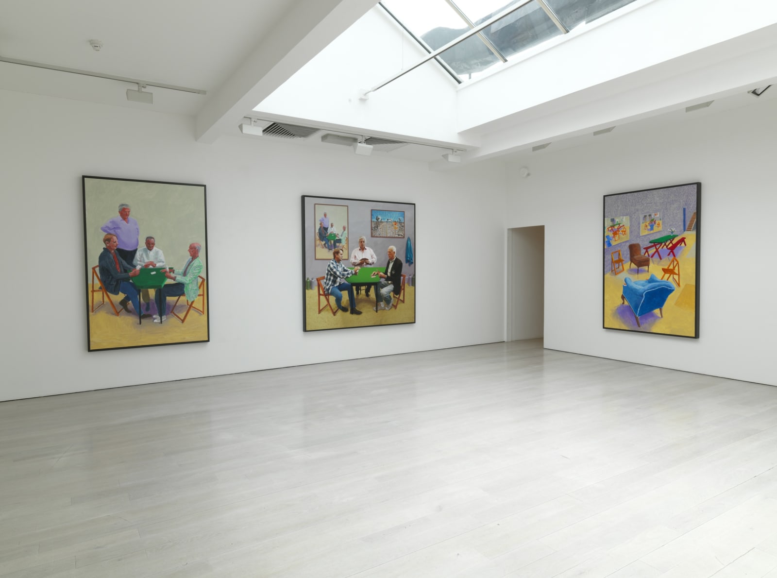 David Hockney installation image @ Annely Juda Fine Art 2015