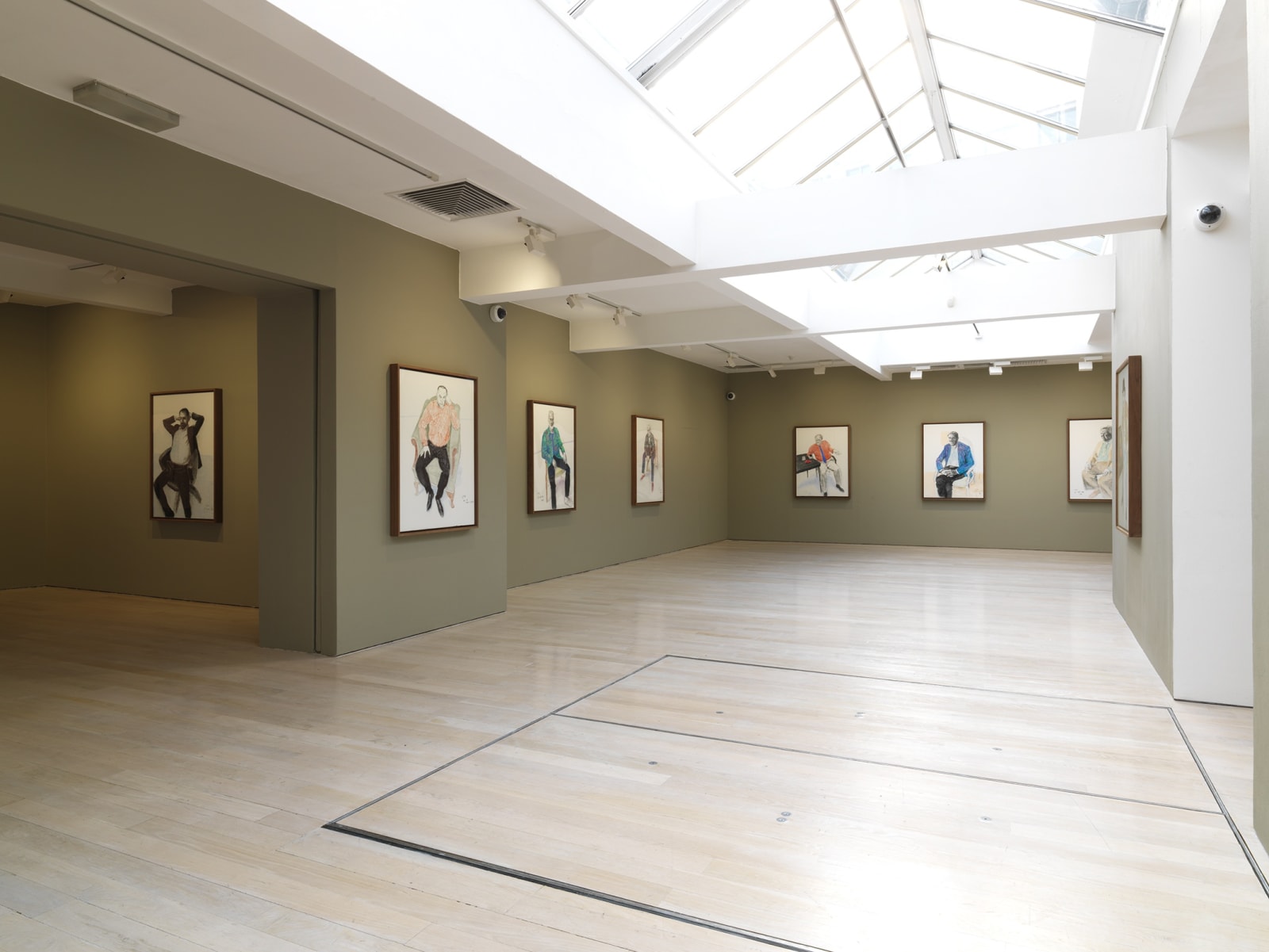 David Hockney installation image @ Annely Juda Fine Art 2020