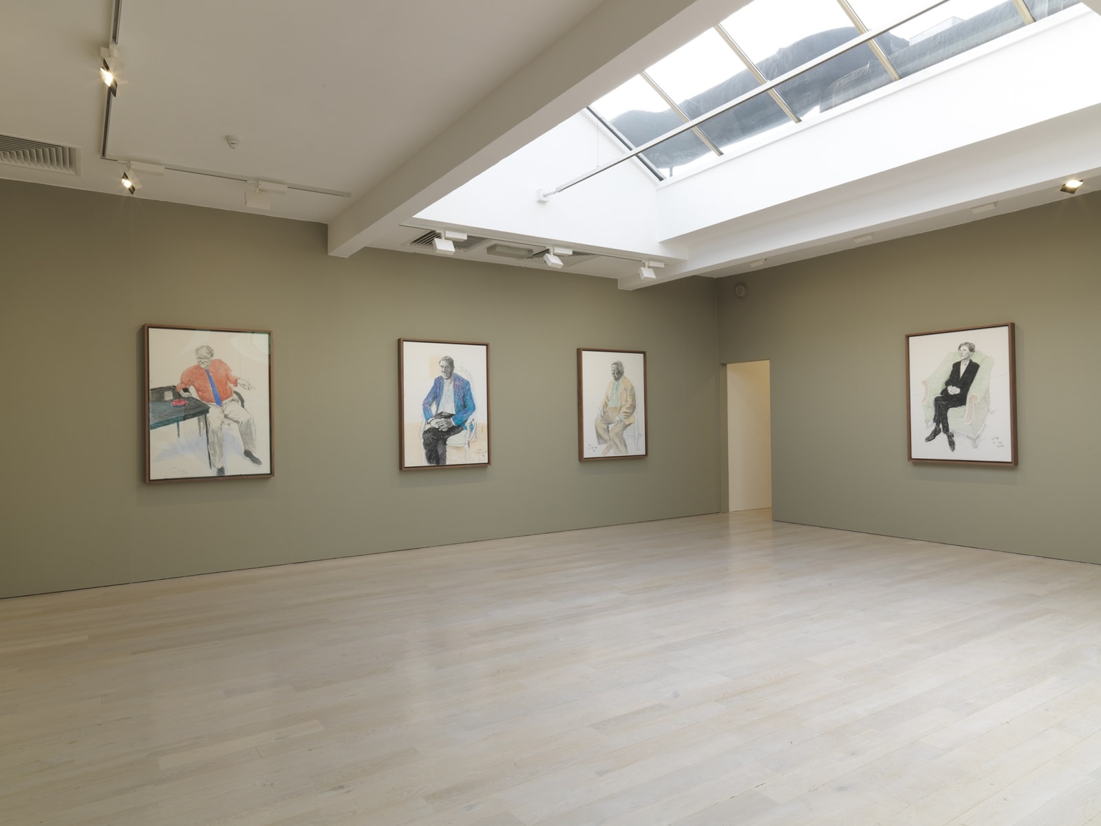 David Hockney installation image @ Annely Juda Fine Art 2020