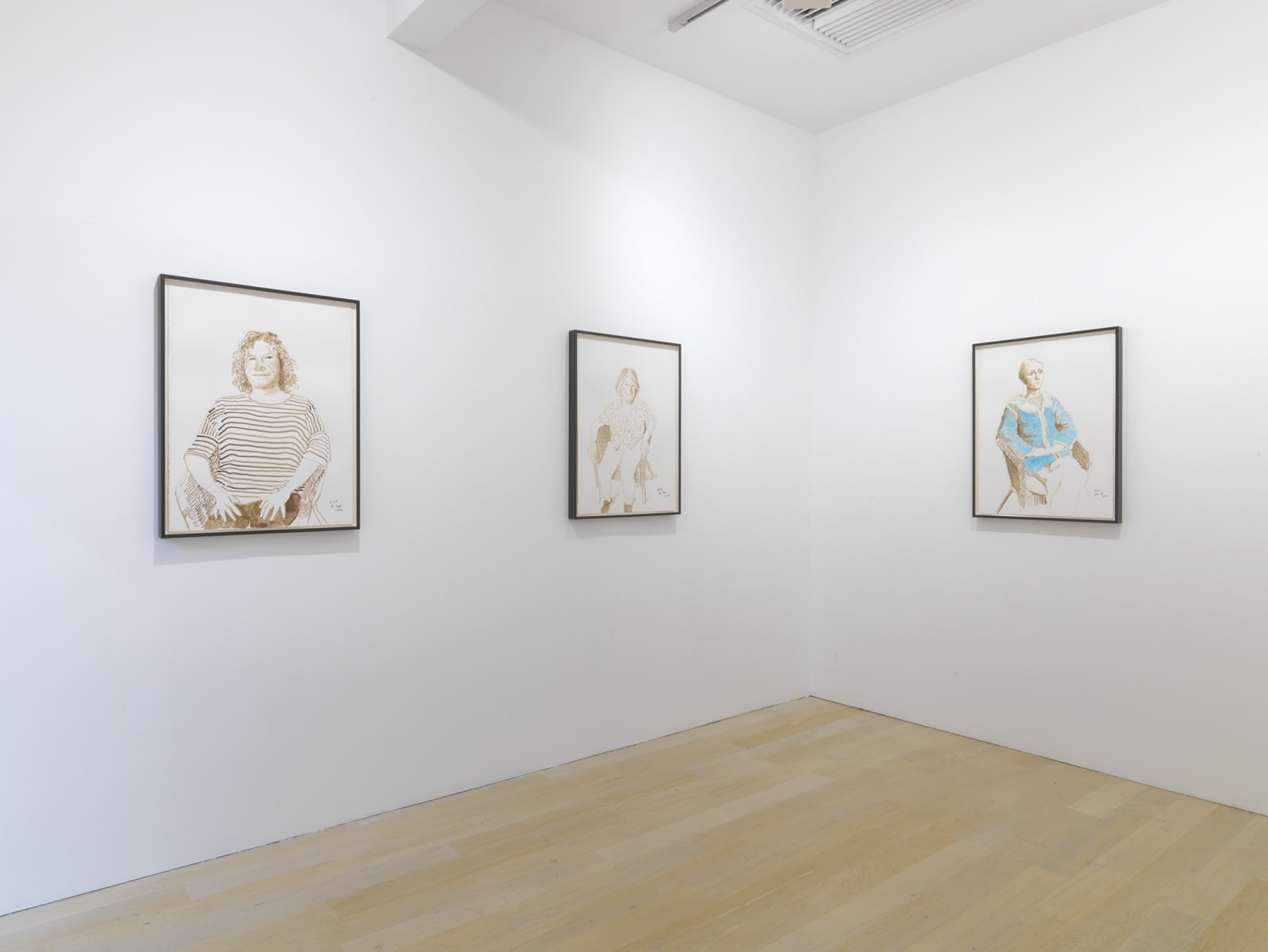 David Hockney installation image @ Annely Juda Fine Art 2020