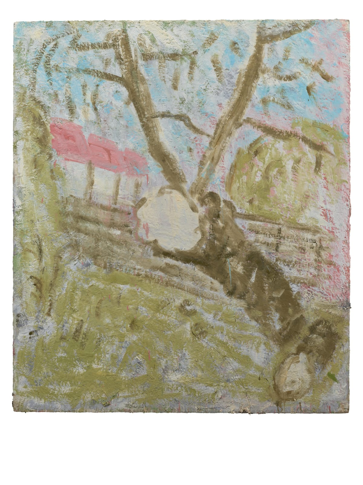 Leon Kossoff, Cherry Tree in Spring, 2015