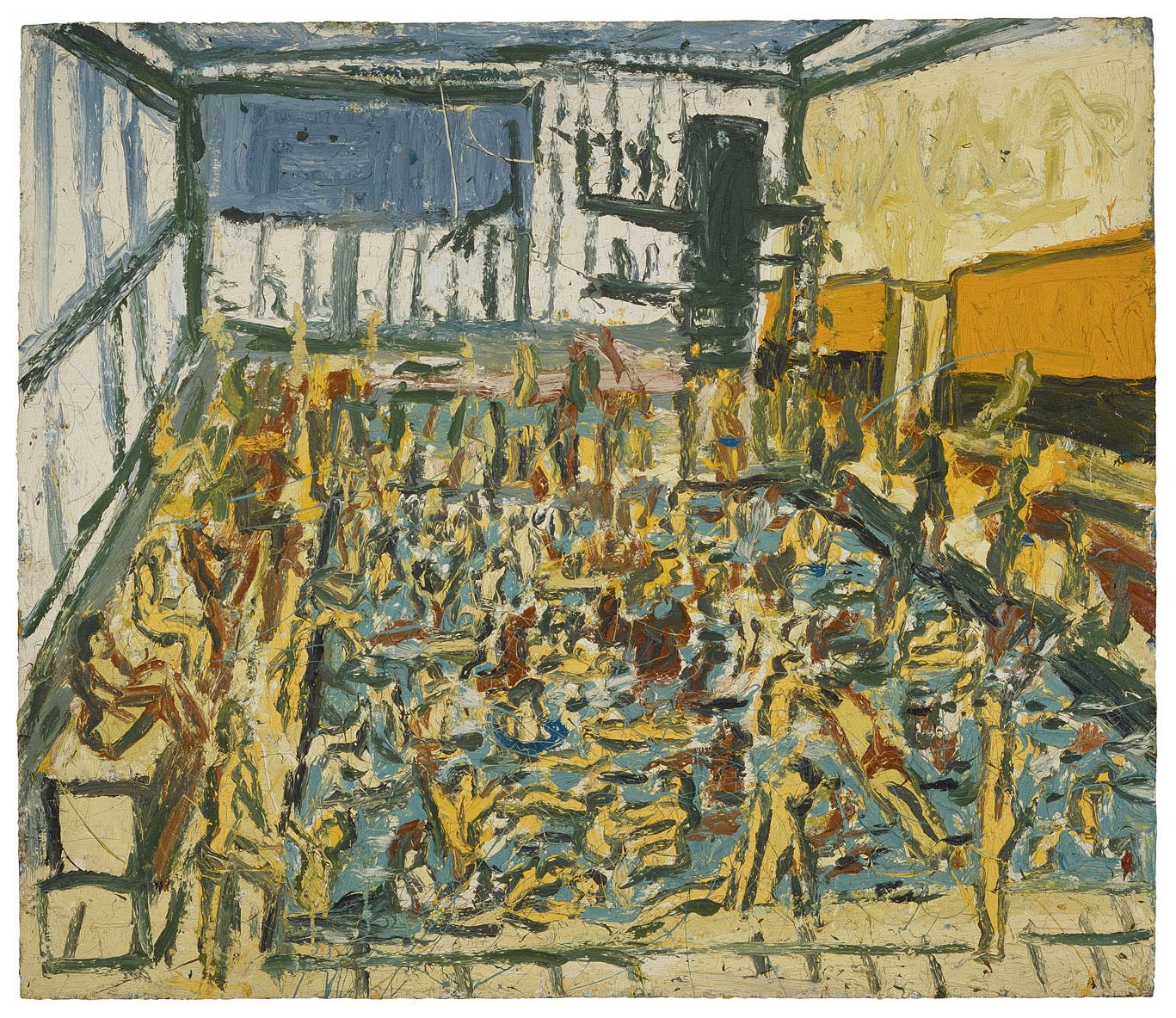 Leon Kossoff, Children's Swimming Pool, Autumn, 1972