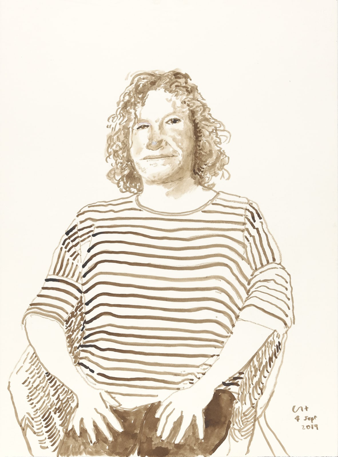 David Hockney, Lisa Knight, 4 Sept 2019
