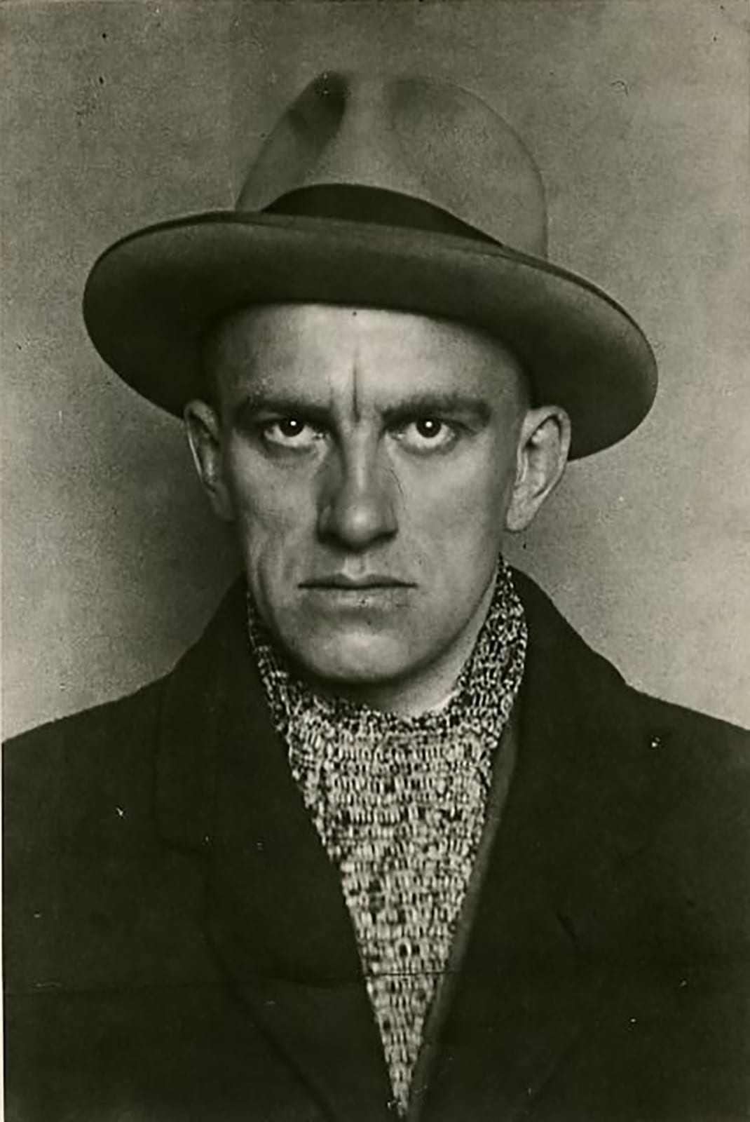 Alexander Rodchenko, Vladimir Mayakovsky, April 1924. Portrait with hat Printed by Nikokai Lavrentiev, mid-1950s