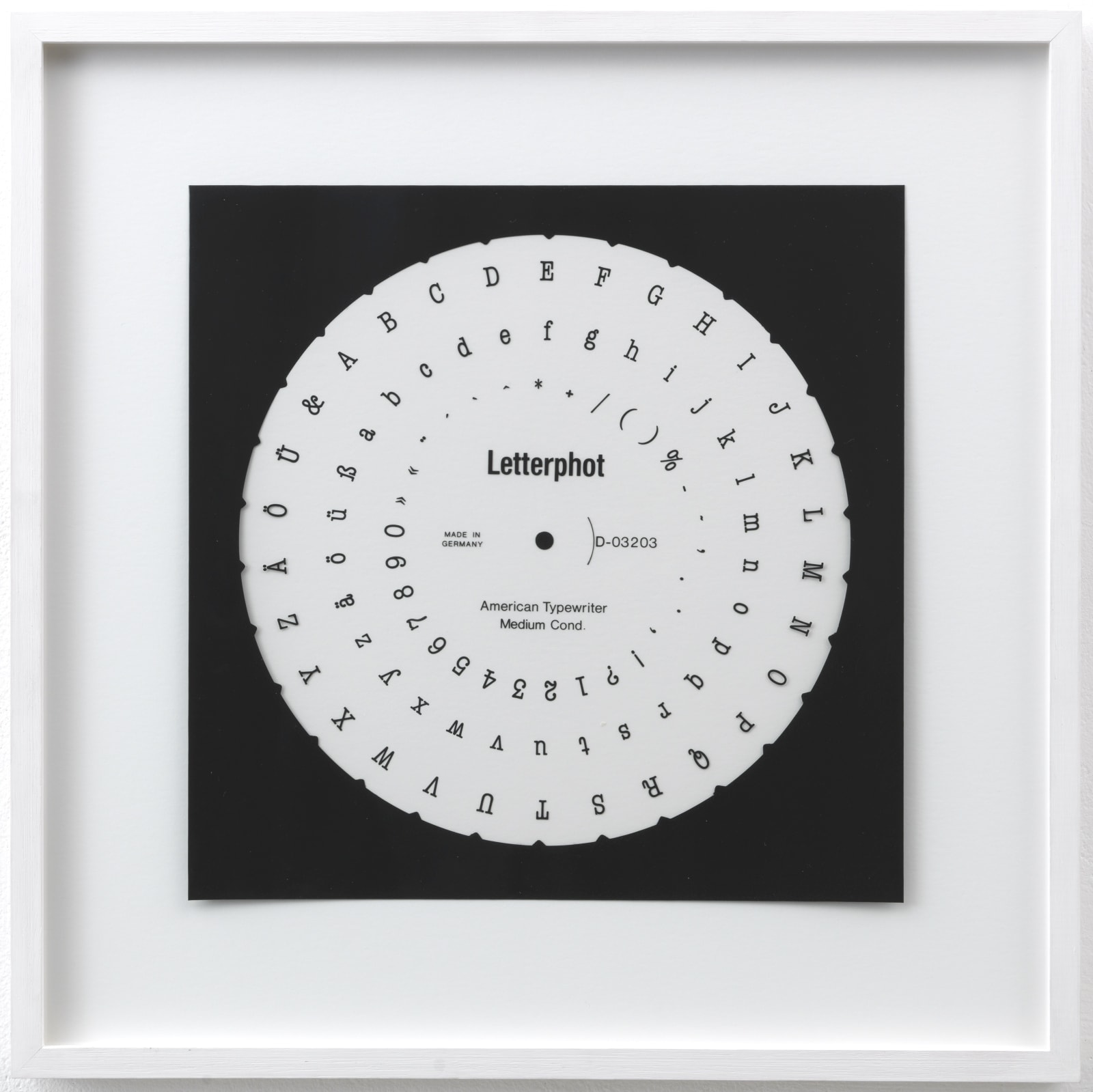 Philipp Goldbach, Phototype (Diatype) 1-9, 2011