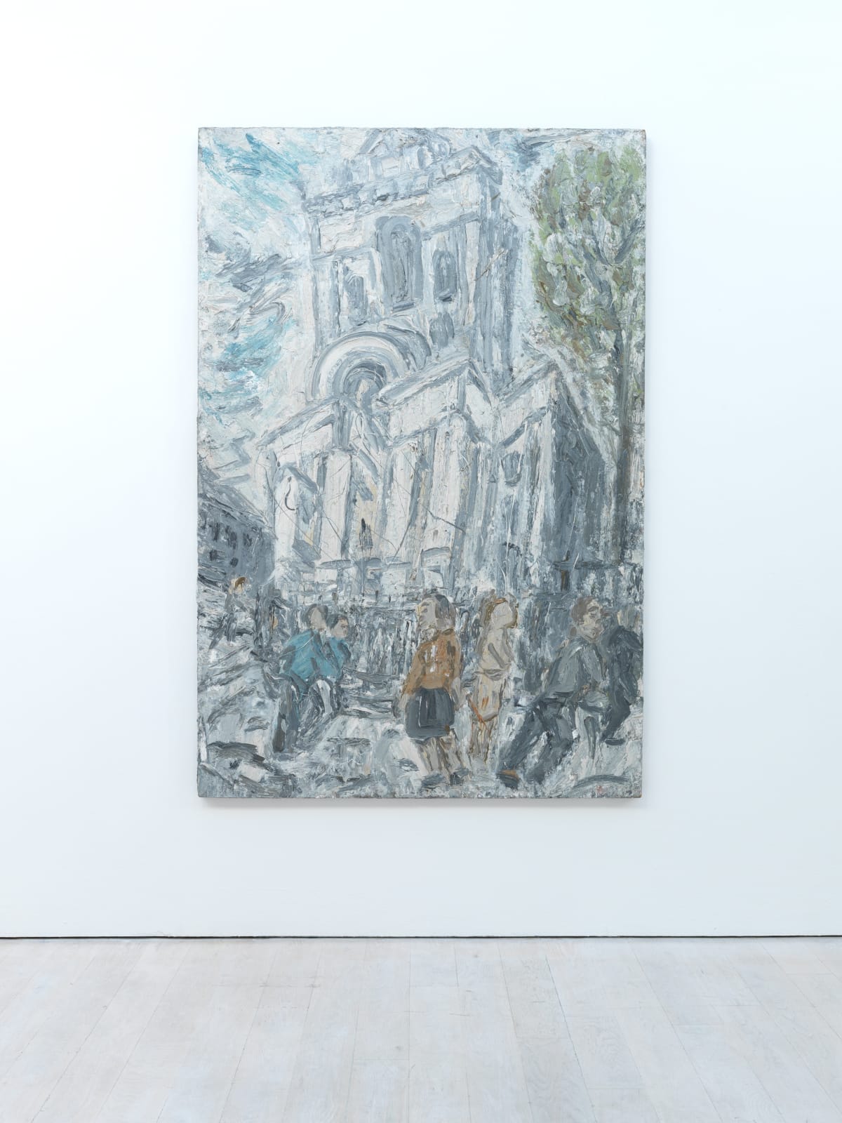 Leon Kossoff, Christ Church, Spitalfields, Early Summer, 1992