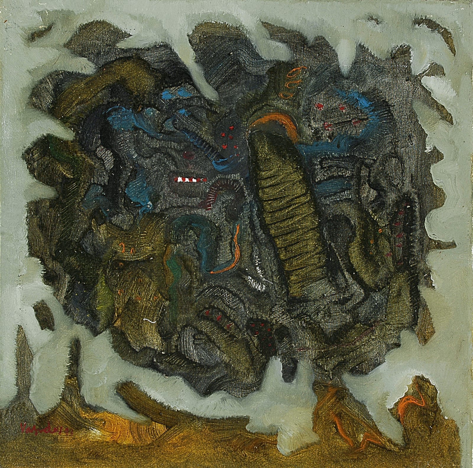 S G Vasudev Human Scape 1993 Art Beyond