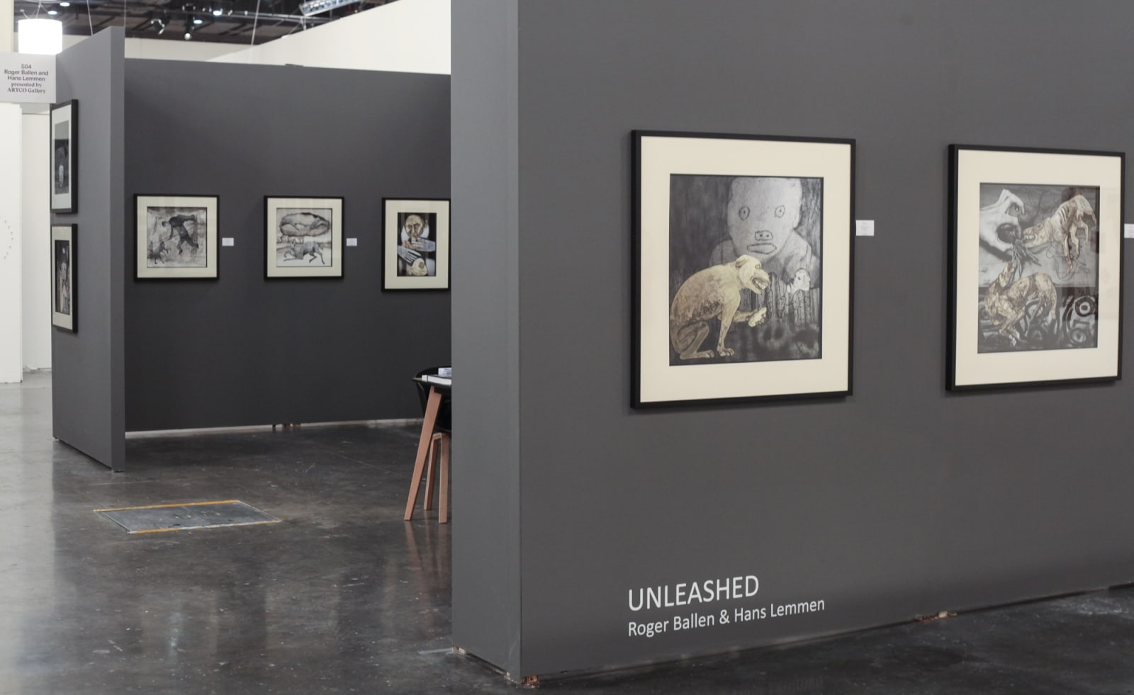 BOOTH S04 Two artist show: 'Unleashed' by Roger Ballen and Hans Lemmen