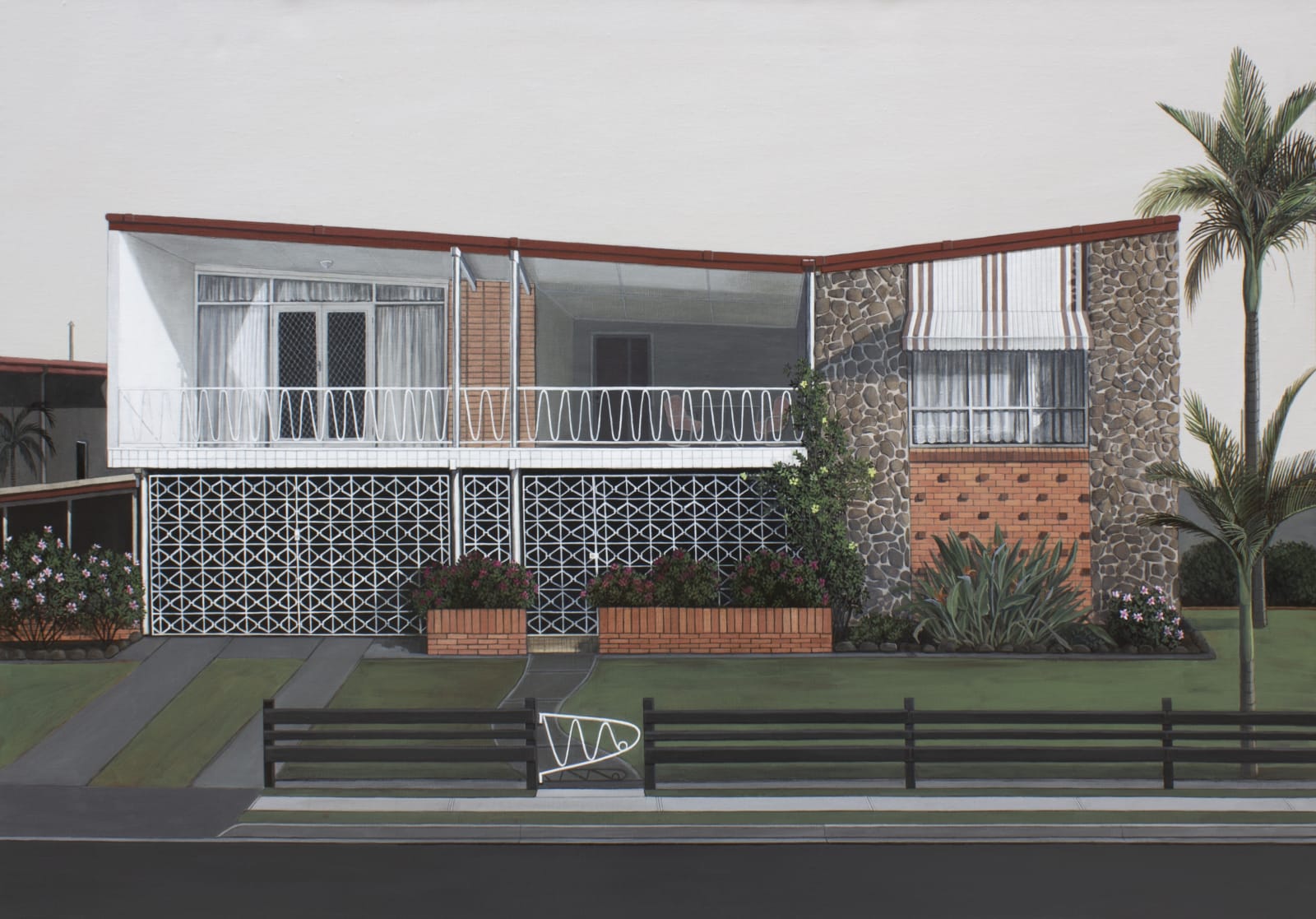 Robyn Sweaney 'Paradise lost', acrylic on linen, 97 x 137 cm