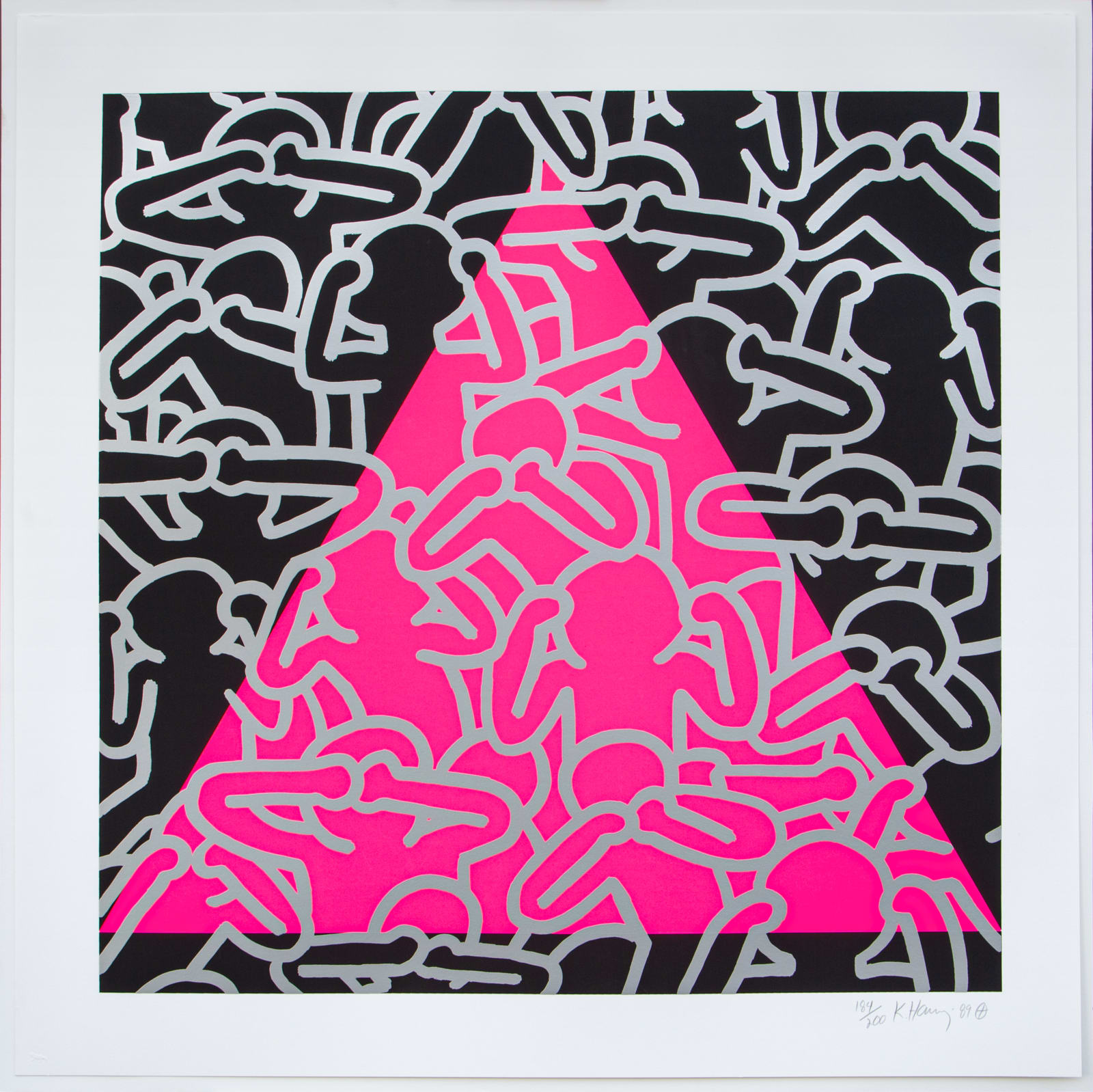 Keith Haring, Silence = Death, 1989
