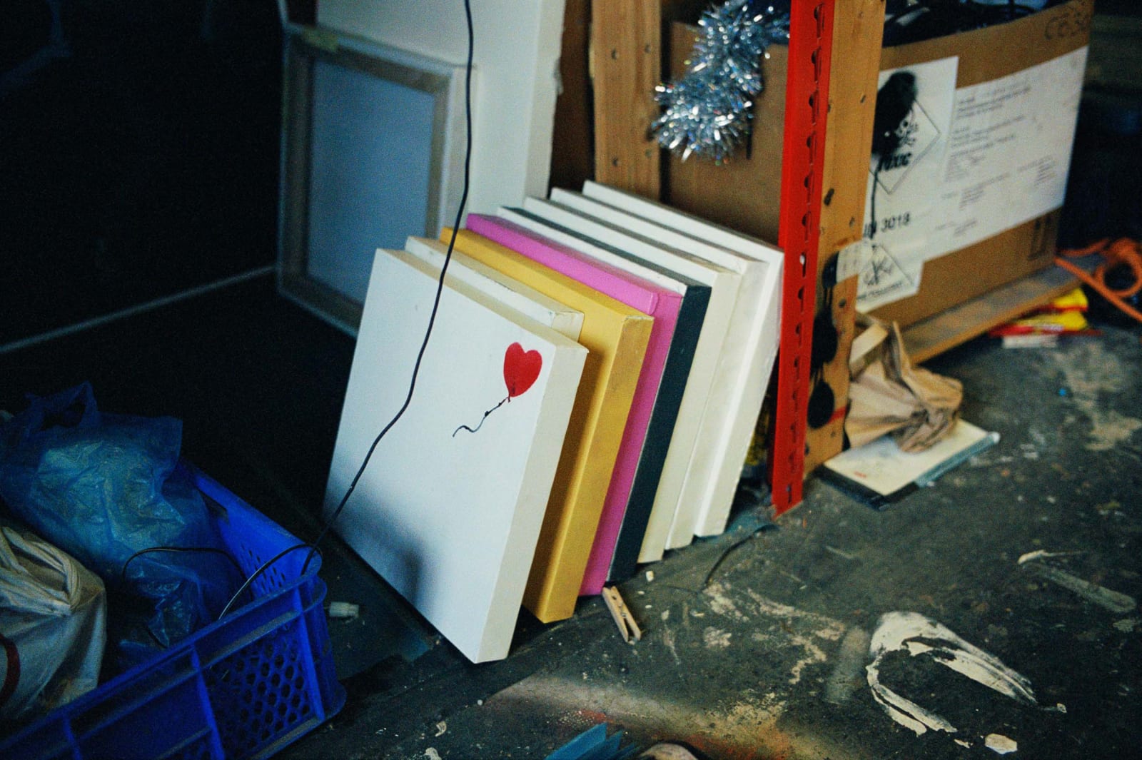 James Pfaff, Banksy, Girl with Balloon (Studio Session IV), London, 2004, [2004/2021]