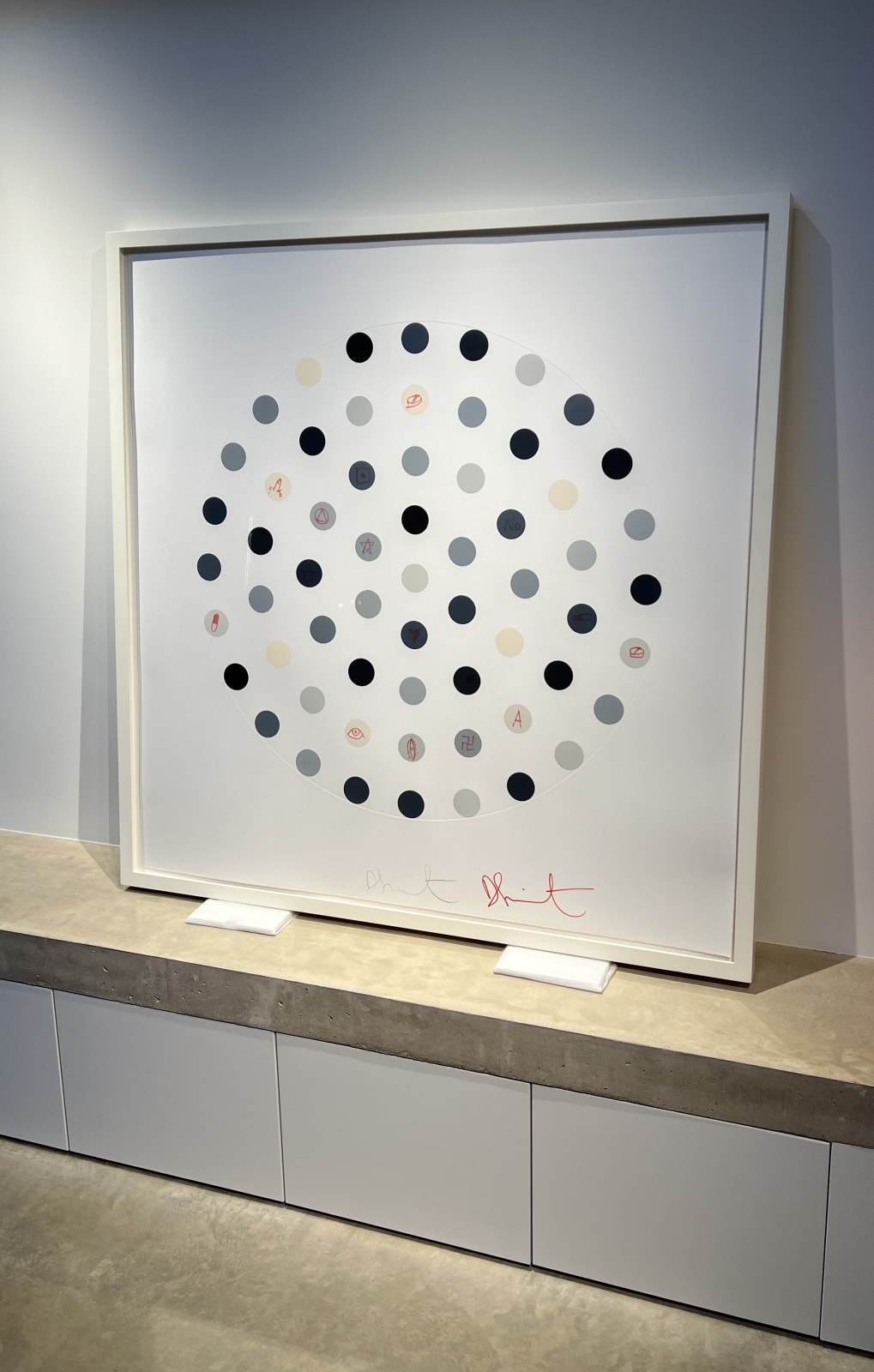 Damien Hirst, Cinchonidine (Unique), 2004