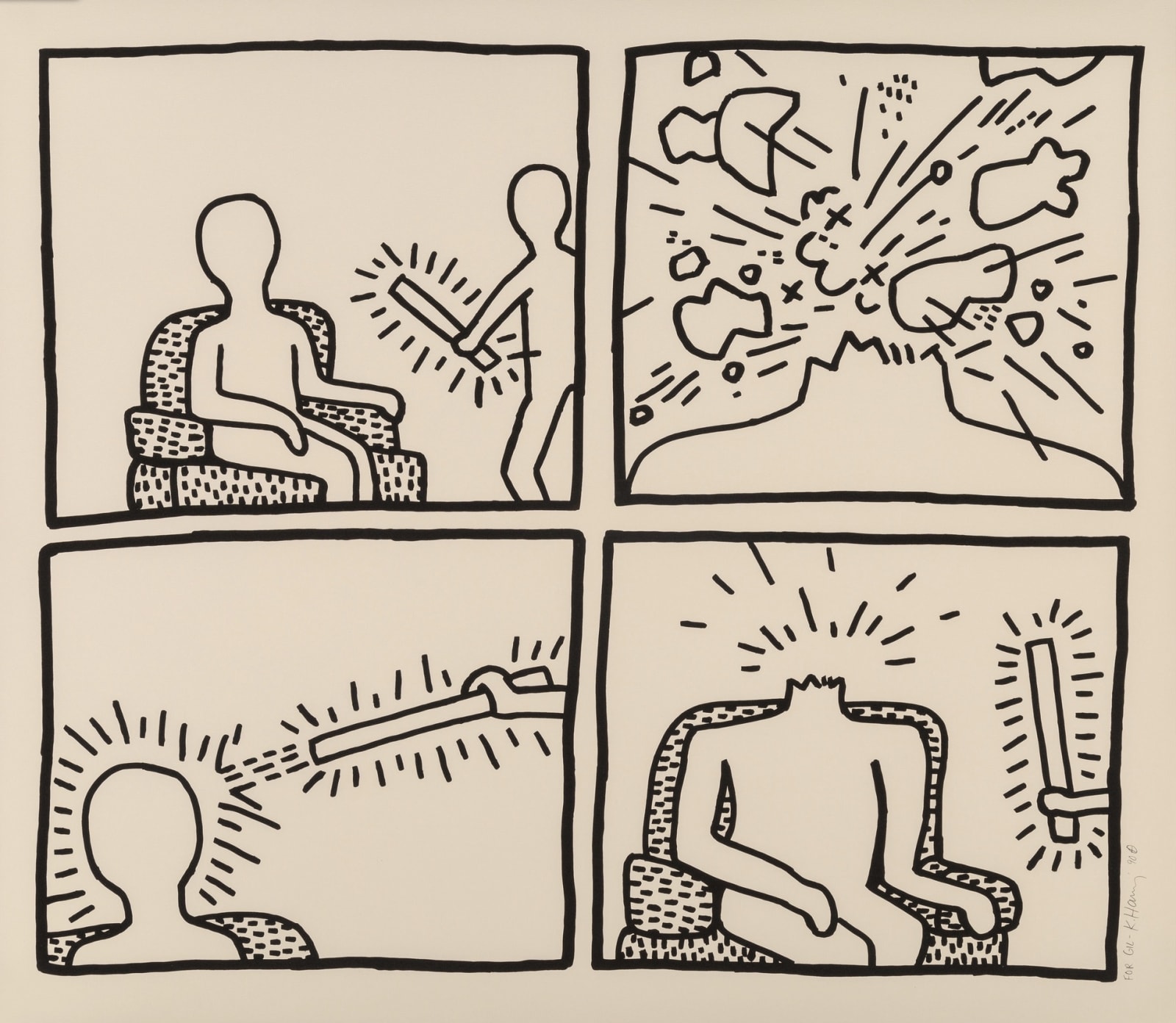 Keith haring drawings store