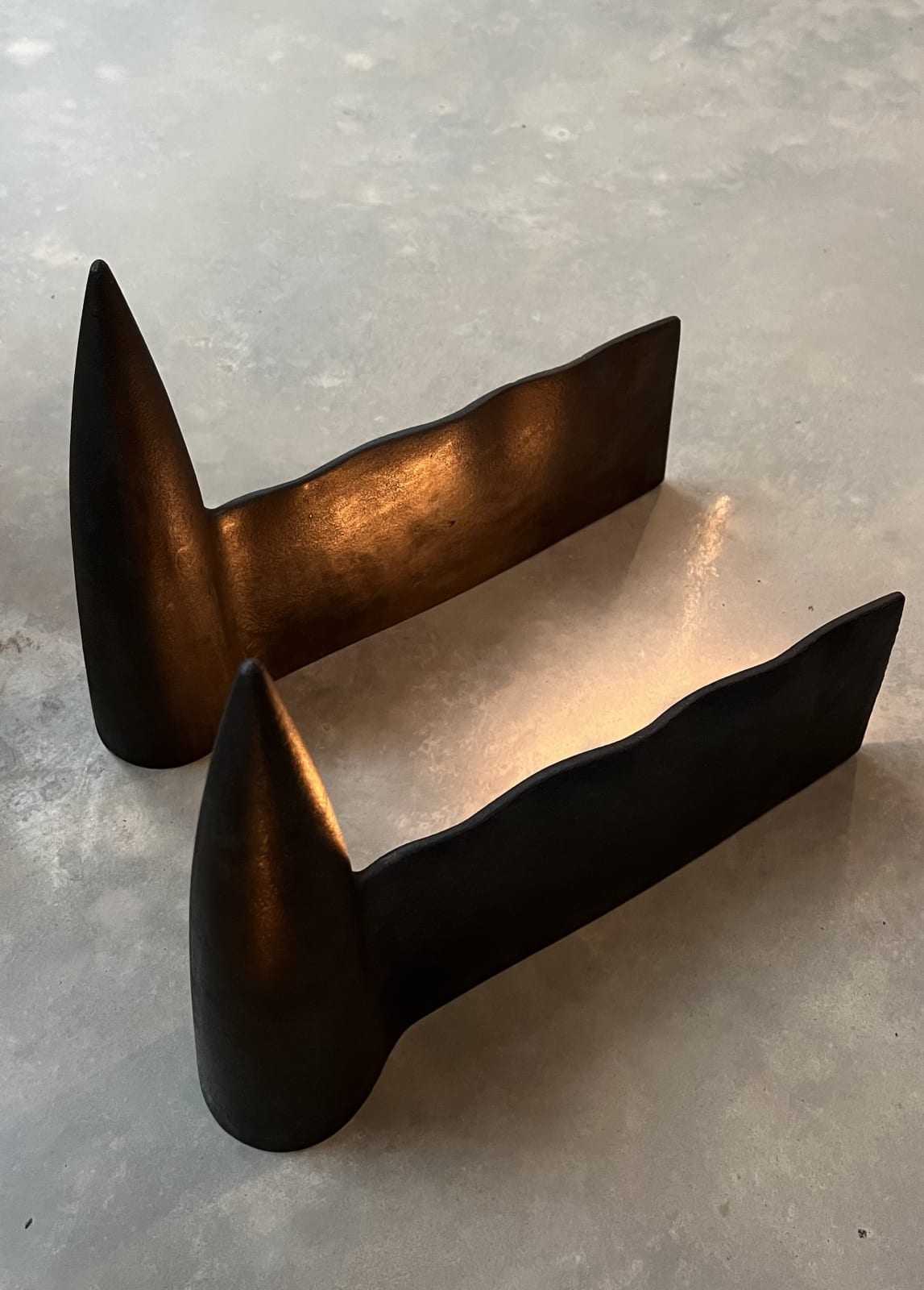 Philippe Starck, 'TITO LUCIFER' (Pair of Andirons), 1986