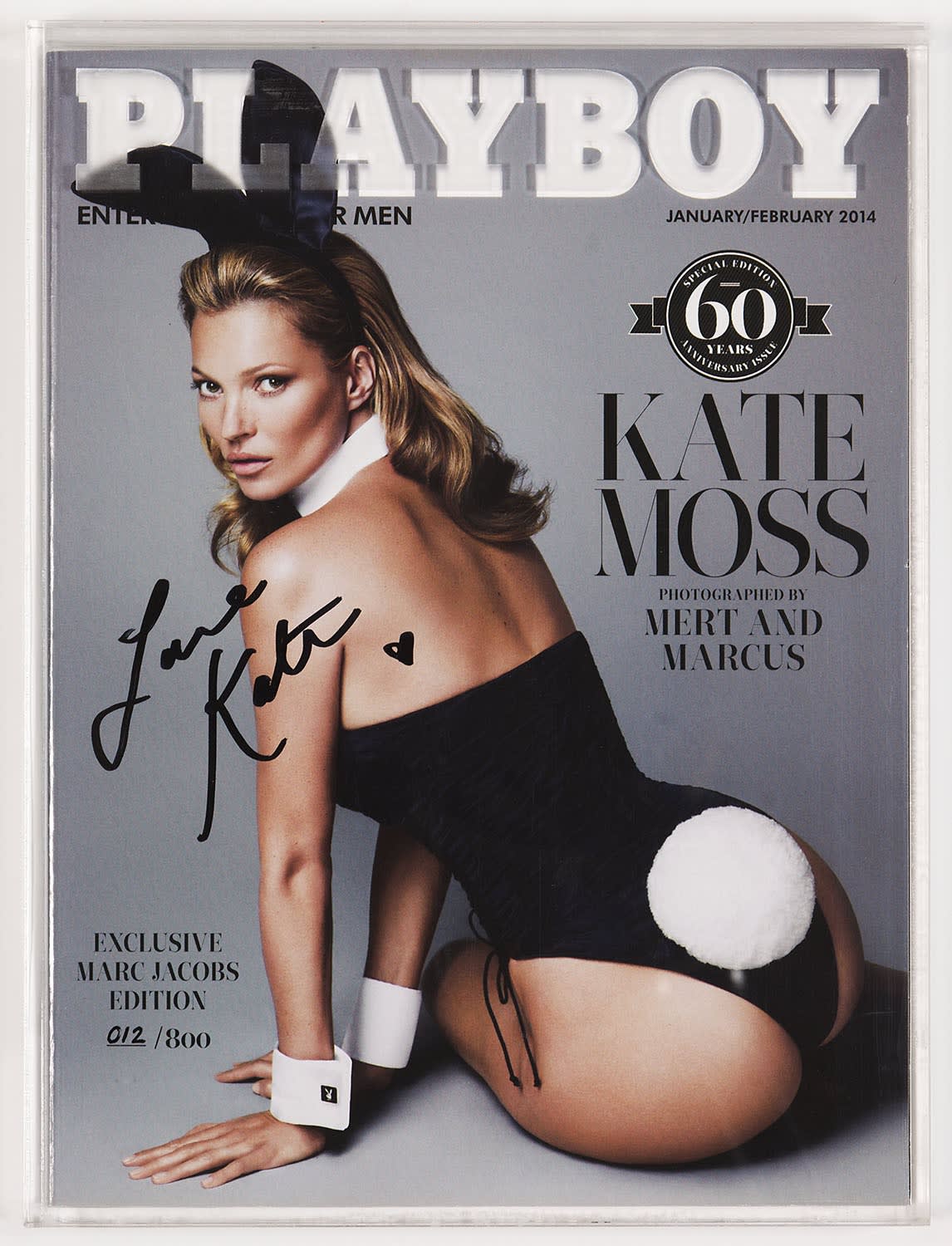 Kate Moss, Playboy 60th Anniversary Deluxe Edition (Signed), 2014