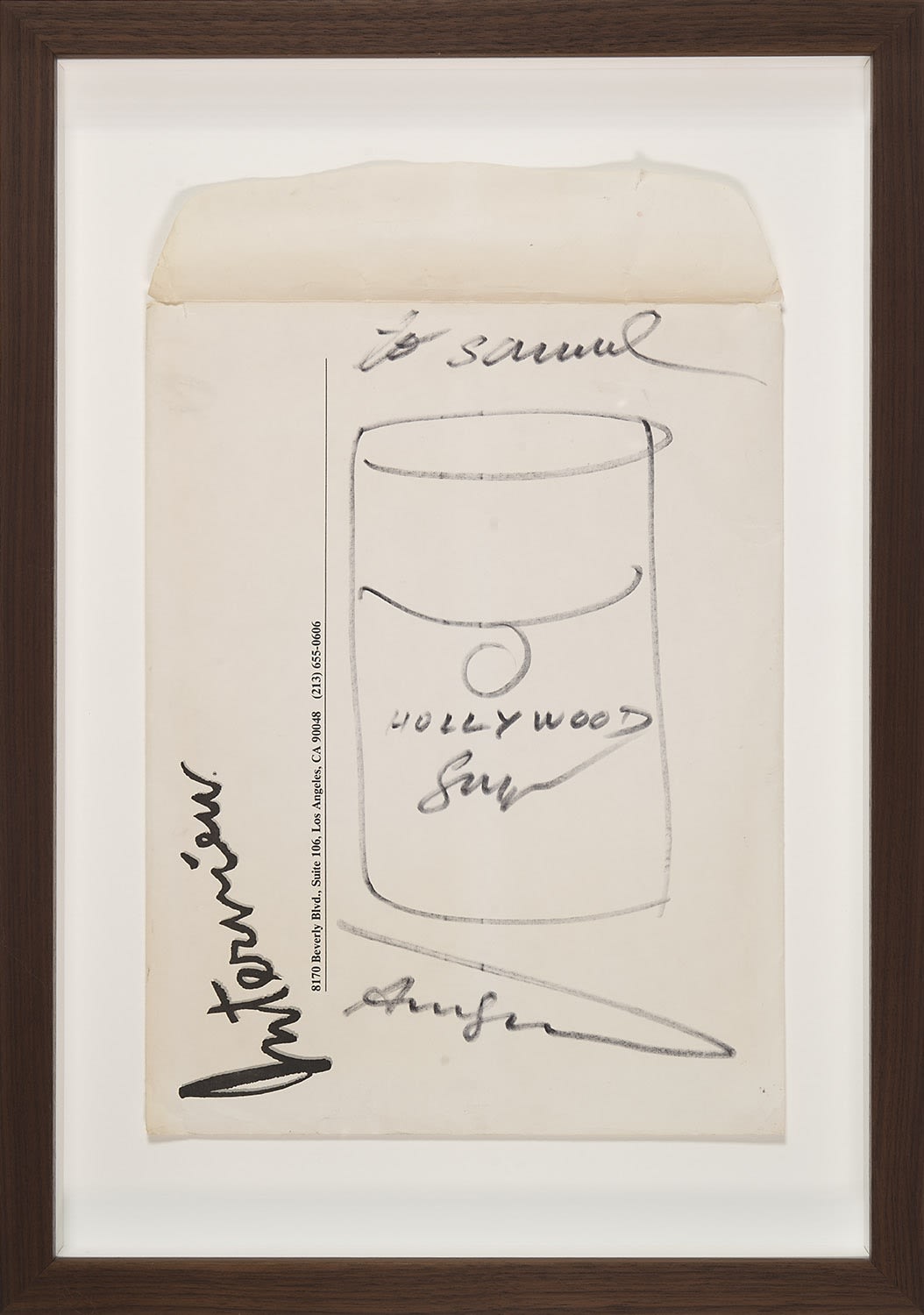 Andy Warhol, Untitled (Interview Hollywood Soup), 1982 (circa)