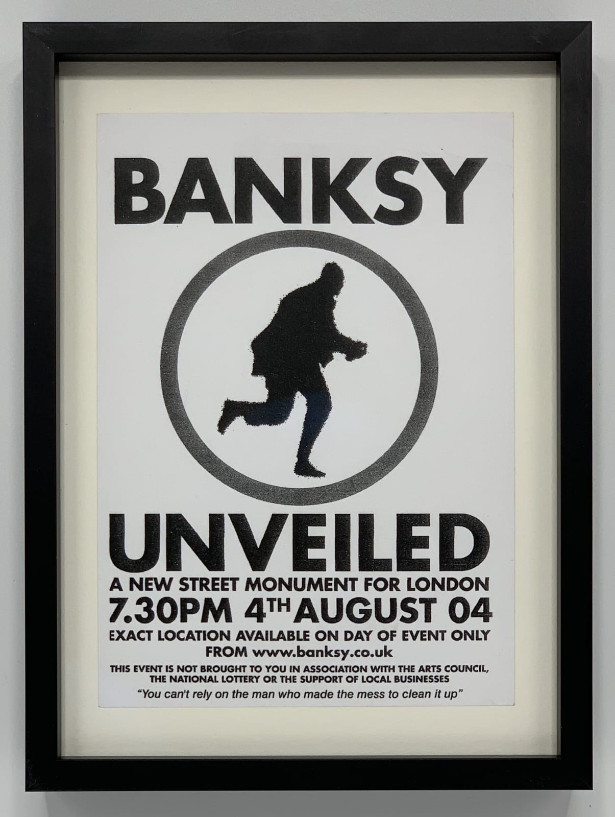 Banksy, Banksy Unveiled (Handbill Promo Flyer), 2004