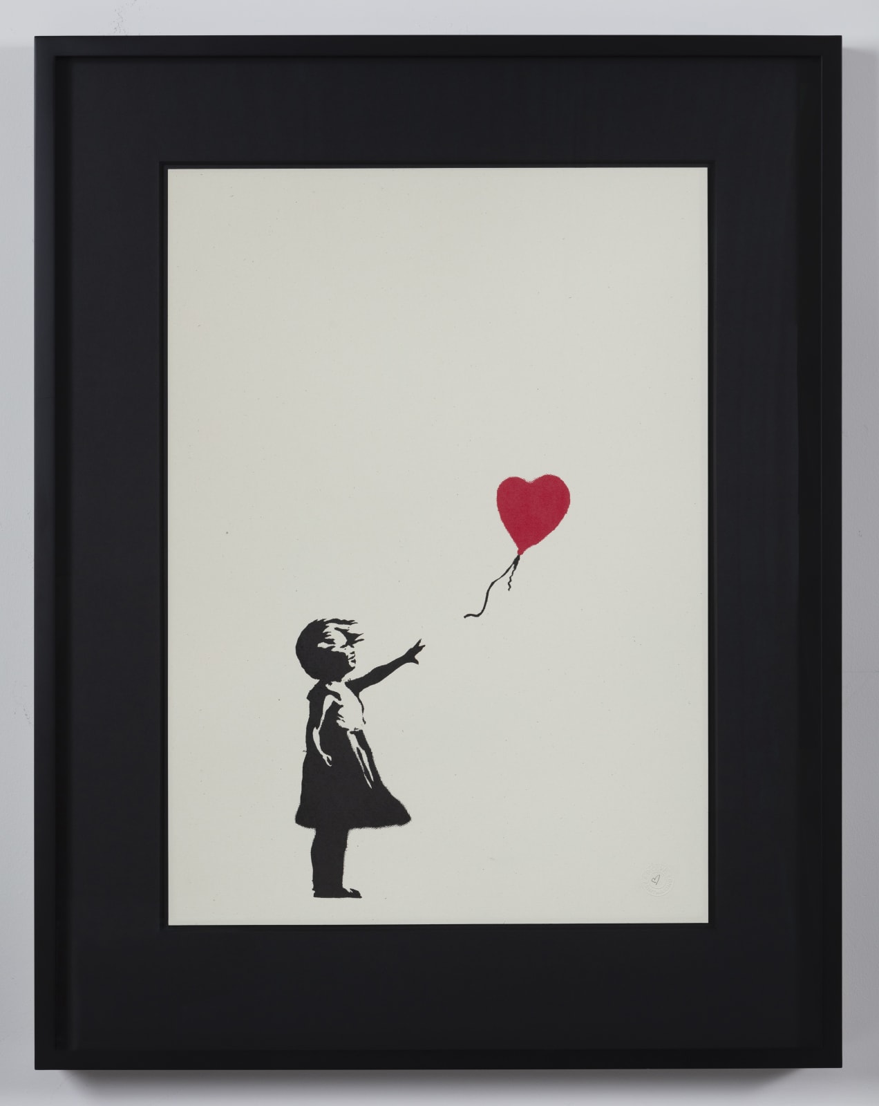 Banksy, Girl with Balloon (Heart), 2004