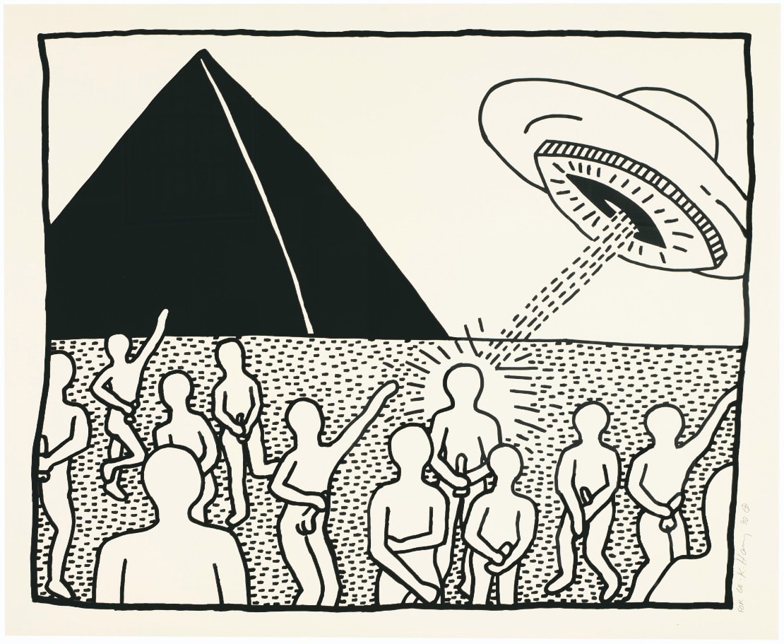 Keith Haring, Untitled (from 'The Blueprint Drawings'), 1990