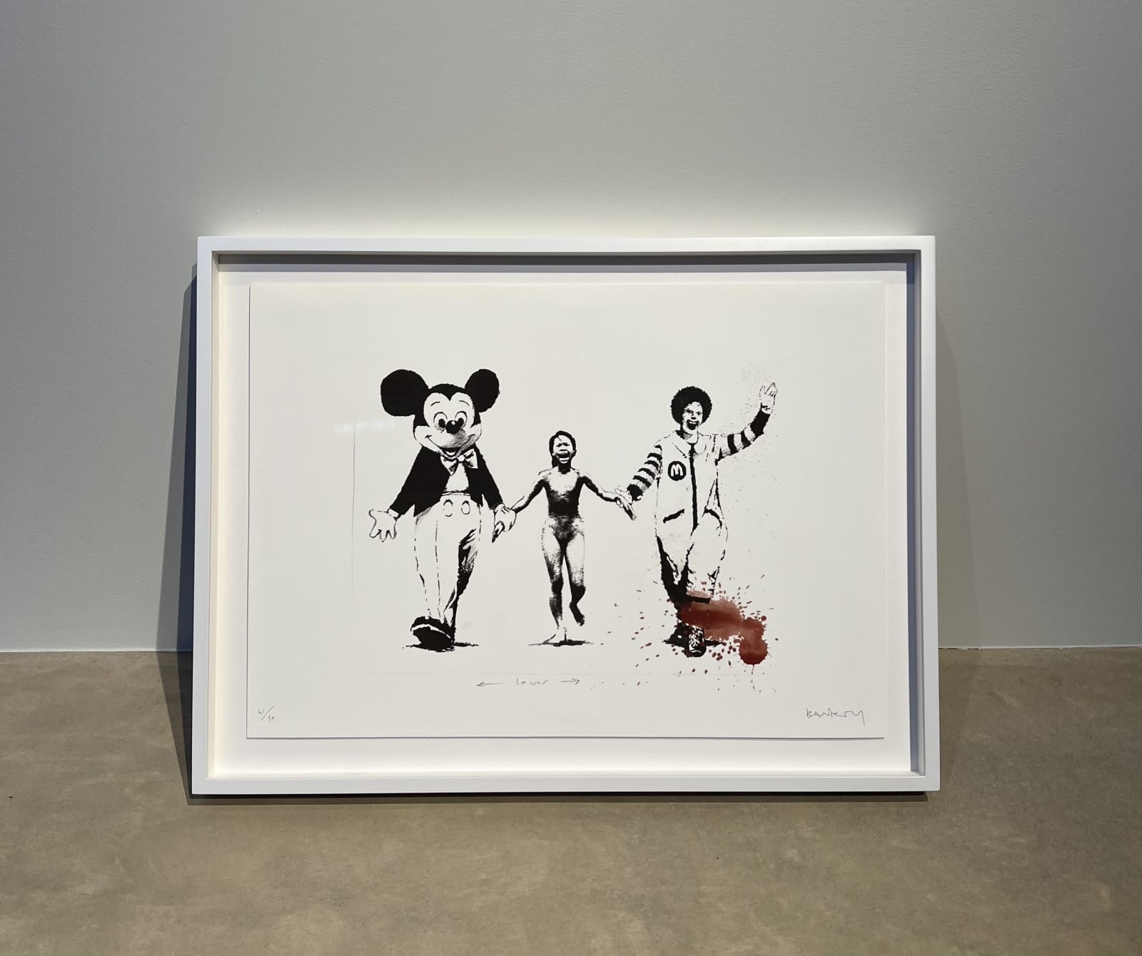 Banksy, Napalm (Damien Hirst Serpentine Gallery Special Edition), 2006